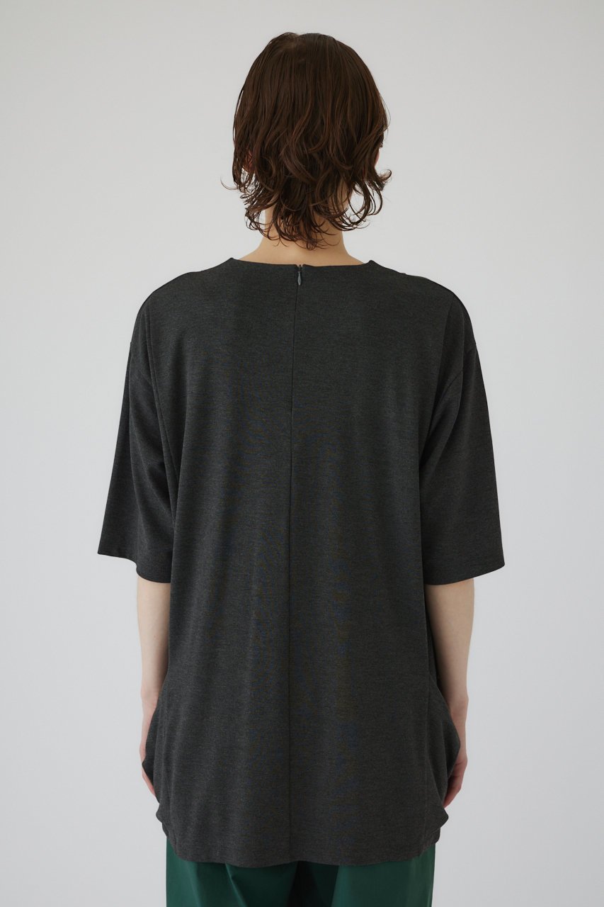 【リムアーク/RIM.ARK】のDrape pocket cut tops/トップス 人気、トレンドファッション・服の通販 founy(ファニー) 　ファッション　Fashion　レディースファッション　Fashion for Women　トップス・カットソー　Cut & Sew Tops　シャツ・ブラウス・オフィスカジュアル　Elegant Blouses & Button-Ups　ロングTシャツ・Tシャツ　Longline T-Shirts & Tees　カットソー・ベーシックTシャツ　Cut-and-Sewn Tops / Stretch Tees & Basics　ショート　Short, Short Length　スリーブ　Sleeve, Long Sleeve / Short Sleeve　バランス　Balance, Style Balance　other-4|ID: prp329100004607217 ipo3291000000032887695