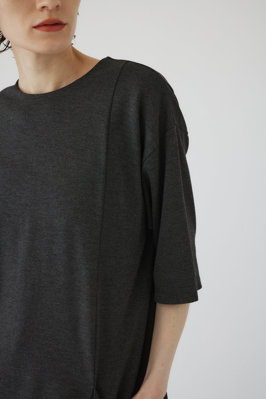 【リムアーク/RIM.ARK】のDrape pocket cut tops/トップス 人気、トレンドファッション・服の通販 founy(ファニー) 　ファッション　Fashion　レディースファッション　Fashion for Women　トップス・カットソー　Cut & Sew Tops　シャツ・ブラウス・オフィスカジュアル　Elegant Blouses & Button-Ups　ロングTシャツ・Tシャツ　Longline T-Shirts & Tees　カットソー・ベーシックTシャツ　Cut-and-Sewn Tops / Stretch Tees & Basics　ショート　Short, Short Length　スリーブ　Sleeve, Long Sleeve / Short Sleeve　バランス　Balance, Style Balance　other-5|ID: prp329100004607217 ipo3291000000032887698