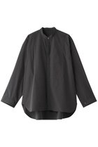 【エリオポール/heliopole】のバンドカラーシャツ 人気、トレンドファッション・服の通販 founy(ファニー) ファッション Fashion レディースファッション Fashion for Women トップス・カットソー Cut & Sew Tops シャツ・ブラウス・オフィスカジュアル Elegant Blouses & Button-Ups シンプル Simple, Minimal ストレッチ Stretch, Stretchy Fabric スリーブ Sleeve, Long Sleeve / Short Sleeve ロング Long, Long-Length thumbnail チャコールグレー|ID: prp329100004607221 ipo3291000000035923266