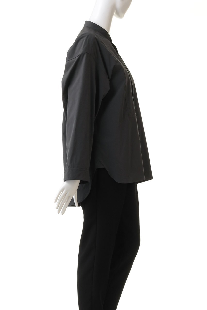 【エリオポール/heliopole】のバンドカラーシャツ 人気、トレンドファッション・服の通販 founy(ファニー) 　ファッション　Fashion　レディースファッション　Fashion for Women　トップス・カットソー　Cut & Sew Tops　シャツ・ブラウス・オフィスカジュアル　Elegant Blouses & Button-Ups　シンプル　Simple, Minimal　ストレッチ　Stretch, Stretchy Fabric　スリーブ　Sleeve, Long Sleeve / Short Sleeve　ロング　Long, Long-Length　other-3|ID: prp329100004607221 ipo3291000000035923268