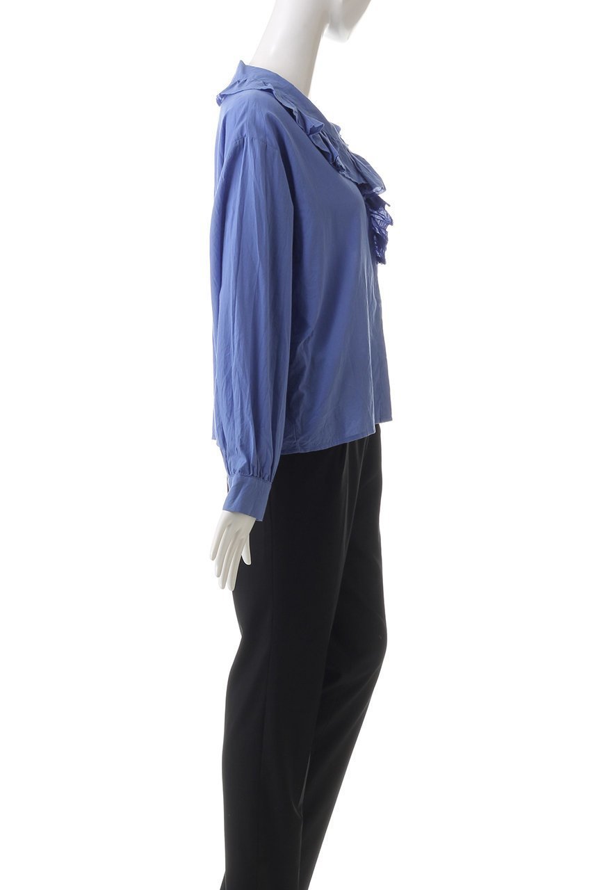 【ミズイロ インド/mizuiro ind】のfrill collar shirt シャツ 人気、トレンドファッション・服の通販 founy(ファニー) 　ファッション　Fashion　レディースファッション　Fashion for Women　トップス・カットソー　Cut & Sew Tops　シャツ・ブラウス・オフィスカジュアル　Elegant Blouses & Button-Ups　スリーブ　Sleeve, Long Sleeve / Short Sleeve　ダウン　Down, Puffer　デニム　Denim, Jeans Material　フリル　Frill, Ruffle　フレア　Flare, Flared　ロング　Long, Long-Length　other-3|ID: prp329100004607236 ipo3291000000032888078