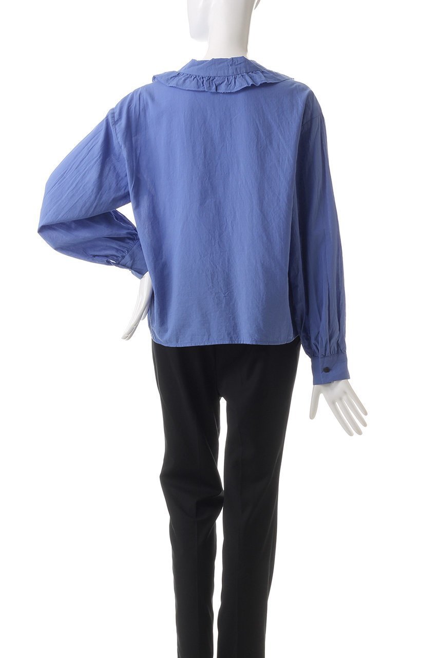 【ミズイロ インド/mizuiro ind】のfrill collar shirt シャツ 人気、トレンドファッション・服の通販 founy(ファニー) 　ファッション　Fashion　レディースファッション　Fashion for Women　トップス・カットソー　Cut & Sew Tops　シャツ・ブラウス・オフィスカジュアル　Elegant Blouses & Button-Ups　スリーブ　Sleeve, Long Sleeve / Short Sleeve　ダウン　Down, Puffer　デニム　Denim, Jeans Material　フリル　Frill, Ruffle　フレア　Flare, Flared　ロング　Long, Long-Length　other-4|ID: prp329100004607236 ipo3291000000032888082