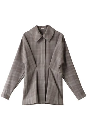 【シーオール/SEEALL】のチェック タック シャツ 人気、トレンドファッション・服の通販 founy(ファニー) ファッション Fashion レディースファッション Fashion for Women トップス・カットソー Cut & Sew Tops シャツ・ブラウス・オフィスカジュアル Elegant Blouses & Button-Ups スリーブ Sleeve, Long Sleeve / Short Sleeve チェック Check, Plaid, Tartan ロング Long, Long-Length エレガント 上品 Elegant |ID:prp329100004607237