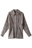 【シーオール/SEEALL】のチェック タック シャツ 人気、トレンドファッション・服の通販 founy(ファニー) ファッション Fashion レディースファッション Fashion for Women トップス・カットソー Cut & Sew Tops シャツ・ブラウス・オフィスカジュアル Elegant Blouses & Button-Ups スリーブ Sleeve, Long Sleeve / Short Sleeve チェック Check, Plaid, Tartan ロング Long, Long-Length エレガント 上品 Elegant |ID:prp329100004607237