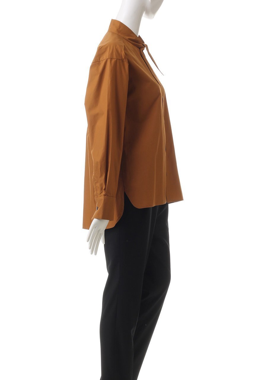 【エリオポール/heliopole】のスカーフカラーシャツ 人気、トレンドファッション・服の通販 founy(ファニー) 　ファッション　Fashion　レディースファッション　Fashion for Women　トップス・カットソー　Cut & Sew Tops　シャツ・ブラウス・オフィスカジュアル　Elegant Blouses & Button-Ups　ジャケット　Jacket, Outerwear　スカーフ　Scarf, Neckwear　スリーブ　Sleeve, Long Sleeve / Short Sleeve　ロング　Long, Long-Length　エレガント 上品　Elegant　長袖　Long Sleeve, Full Sleeve　other-3|ID: prp329100004607239 ipo3291000000032888246