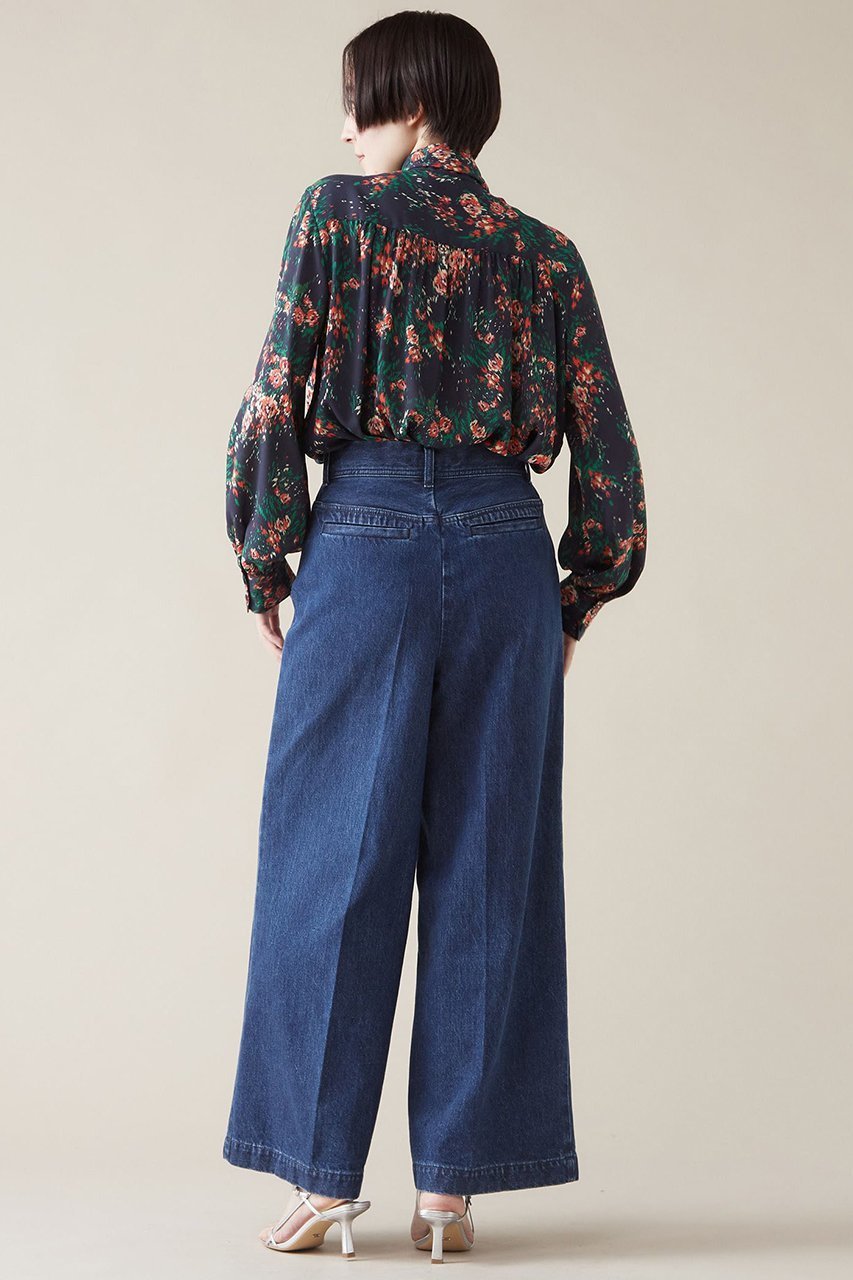 【マルティニーク/martinique】のボウタイブラウス 人気、トレンドファッション・服の通販 founy(ファニー) 　ファッション　Fashion　レディースファッション　Fashion for Women　トップス・カットソー　Cut & Sew Tops　シャツ・ブラウス・オフィスカジュアル　Elegant Blouses & Button-Ups　ギャザー　Gathered, Ruffled　クラシック　Classic, Timeless Style　スリーブ　Sleeve, Long Sleeve / Short Sleeve　ハイネック　High Neck, Mock Neck　フラワー　Flower, Floral　フロント　Front, Front Design　プリント　Print, Printed Pattern　ロング　Long, Long-Length　other-5|ID: prp329100004607240 ipo3291000000032888272