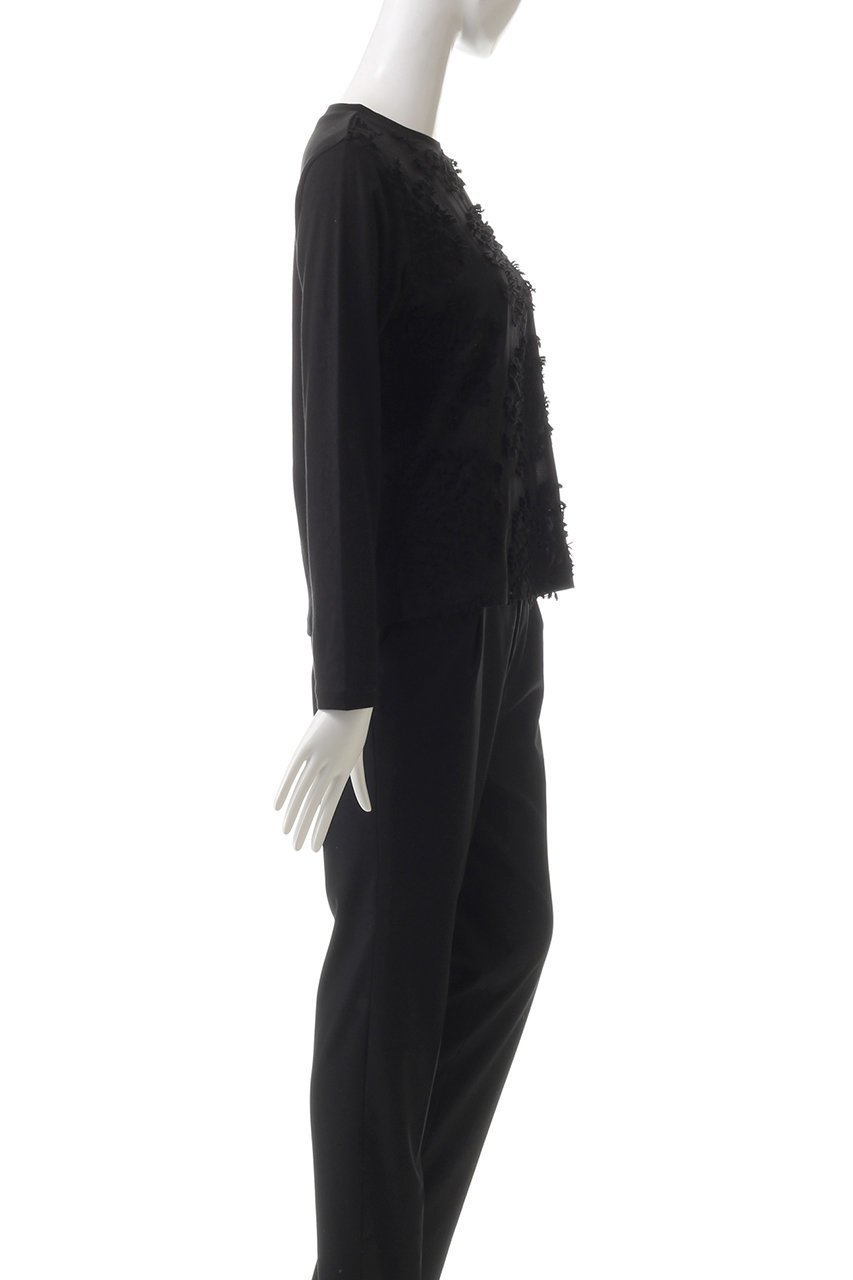 【ミズイロ インド/mizuiro ind】のlace combi crew neck P/O プルオーバー 人気、トレンドファッション・服の通販 founy(ファニー) 　ファッション　Fashion　レディースファッション　Fashion for Women　トップス・カットソー　Cut & Sew Tops　シャツ・ブラウス・オフィスカジュアル　Elegant Blouses & Button-Ups　カジュアルプルオーバー・ニットトップス　Pullovers & Knit Tops / Casual Pullovers　エレガント 上品　Elegant　スリーブ　Sleeve, Long Sleeve / Short Sleeve　フロント　Front, Front Design　レース　Lace, Lace Fabric　ロング　Long, Long-Length　other-3|ID: prp329100004607244 ipo3291000000032888418