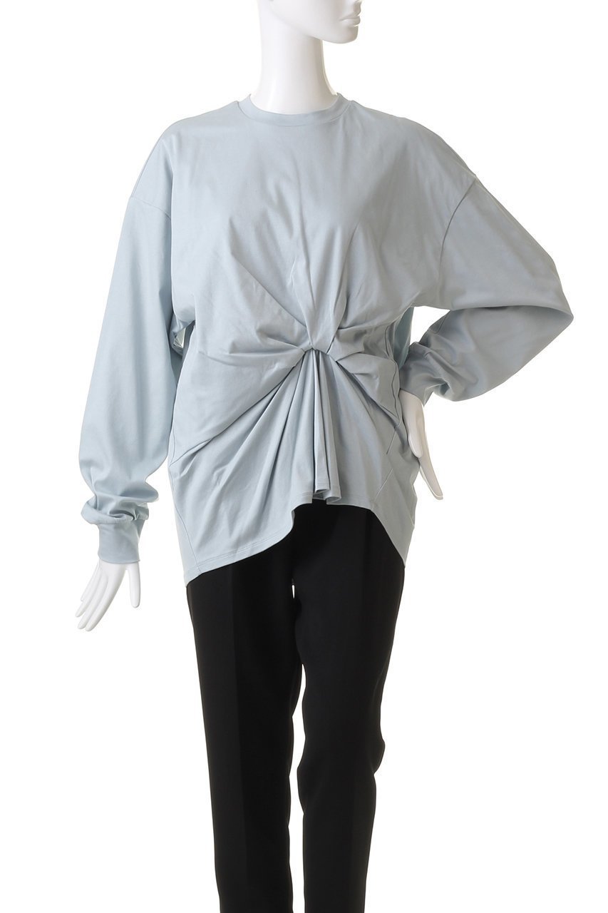 【リムアーク/RIM.ARK】のFront twist cut tops/トップス 人気、トレンドファッション・服の通販 founy(ファニー) 　ファッション　Fashion　レディースファッション　Fashion for Women　トップス・カットソー　Cut & Sew Tops　シャツ・ブラウス・オフィスカジュアル　Elegant Blouses & Button-Ups　レディースパーカー・カジュアルフーディー　Casual Hoodies & Sweatshirts　ロングTシャツ・Tシャツ　Longline T-Shirts & Tees　スウェット・クルーネックトップス　Sweatshirts & Crewnecks / Relaxed Fit Sweat Tops　カットソー・ベーシックTシャツ　Cut-and-Sewn Tops / Stretch Tees & Basics　おすすめ　Recommended / Our Picks　スーピマ　Supima, Premium Cotton　エレガント 上品　Elegant　other-2|ID: prp329100004607250 ipo3291000000034969196