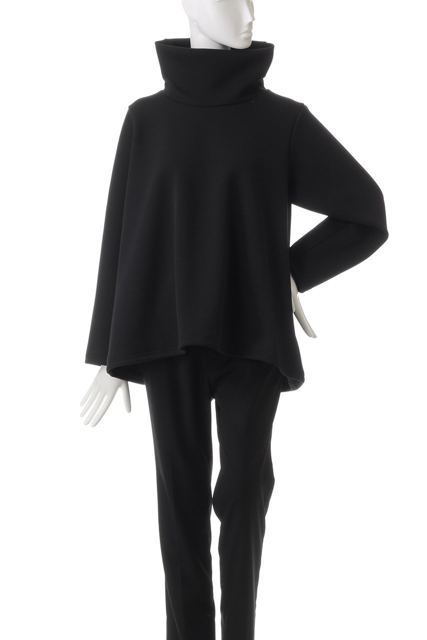 【ミディウミソリッド/MIDIUMISOLID】のdouble-knit h/neck long PO.R プルオーバー(RELAX) 人気、トレンドファッション・服の通販 founy(ファニー) 　ファッション　Fashion　レディースファッション　Fashion for Women　トップス・カットソー　Cut & Sew Tops　ニット　Knit Tops & Sweaters　シャツ・ブラウス・オフィスカジュアル　Elegant Blouses & Button-Ups　ロングTシャツ・Tシャツ　Longline T-Shirts & Tees　カジュアルプルオーバー・ニットトップス　Pullovers & Knit Tops / Casual Pullovers　カットソー・ベーシックTシャツ　Cut-and-Sewn Tops / Stretch Tees & Basics　シンプル　Simple, Minimal　スリーブ　Sleeve, Long Sleeve / Short Sleeve　ドレープ　Drape, Draping Fabric　ハイネック　High Neck, Mock Neck　フレア　Flare, Flared　ルーズ　Loose, Oversized　ロング　Long, Long-Length　other-2|ID: prp329100004607264 ipo3291000000034969260