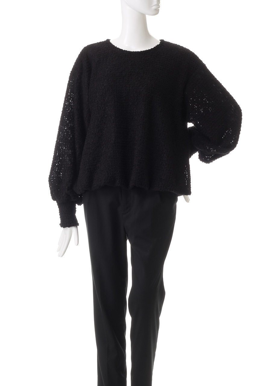【エリオポール/heliopole】のフェザーチュールブラウス 人気、トレンドファッション・服の通販 founy(ファニー) 　ファッション　Fashion　レディースファッション　Fashion for Women　トップス・カットソー　Cut & Sew Tops　シャツ・ブラウス・オフィスカジュアル　Elegant Blouses & Button-Ups　エレガント 上品　Elegant　シャーリング　Shirring, Ruched　シンプル　Simple, Minimal　スリーブ　Sleeve, Long Sleeve / Short Sleeve　バルーン　Balloon, Balloon Silhouette　フェミニン　Feminine, Girly　ロング　Long, Long-Length　other-2|ID: prp329100004607265 ipo3291000000032889196