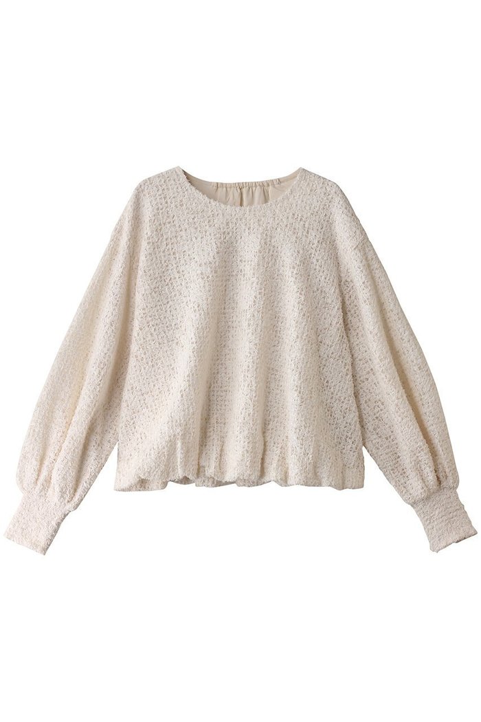 【エリオポール/heliopole】のフェザーチュールブラウス インテリア・キッズ・メンズ・レディースファッション・服の通販 founy(ファニー) https://founy.com/ ファッション Fashion レディースファッション Fashion for Women トップス・カットソー Cut & Sew Tops シャツ・ブラウス・オフィスカジュアル Elegant Blouses & Button-Ups エレガント 上品 Elegant シャーリング Shirring, Ruched シンプル Simple, Minimal スリーブ Sleeve, Long Sleeve / Short Sleeve バルーン Balloon, Balloon Silhouette フェミニン Feminine, Girly ロング Long, Long-Length |ID: prp329100004607265 ipo3291000000035333395