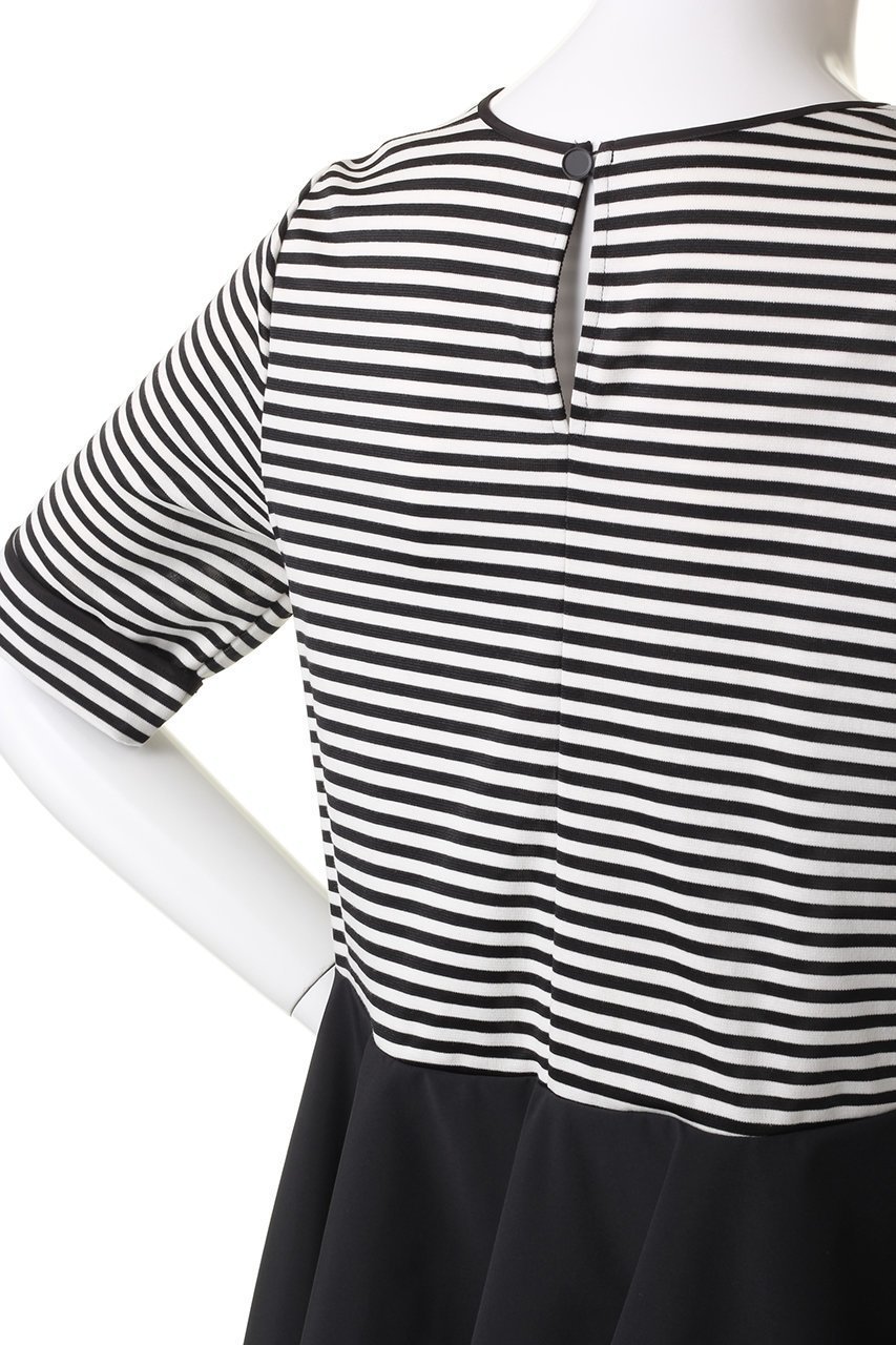 【アナイ/ANAYI】のボーダーサテンペプラムプルオーバー 人気、トレンドファッション・服の通販 founy(ファニー) 　ファッション　Fashion　レディースファッション　Fashion for Women　トップス・カットソー　Cut & Sew Tops　シャツ・ブラウス・オフィスカジュアル　Elegant Blouses & Button-Ups　ロングTシャツ・Tシャツ　Longline T-Shirts & Tees　カジュアルプルオーバー・ニットトップス　Pullovers & Knit Tops / Casual Pullovers　カットソー・ベーシックTシャツ　Cut-and-Sewn Tops / Stretch Tees & Basics　なめらか　Smooth, Silky Texture　ショート　Short, Short Length　スリム　Slim, Slim Fit　スリーブ　Sleeve, Long Sleeve / Short Sleeve　ペプラム　Peplum, Flared Hem　ボーダー　Border, Stripe　エレガント 上品　Elegant　other-6|ID: prp329100004607271 ipo3291000000032889458