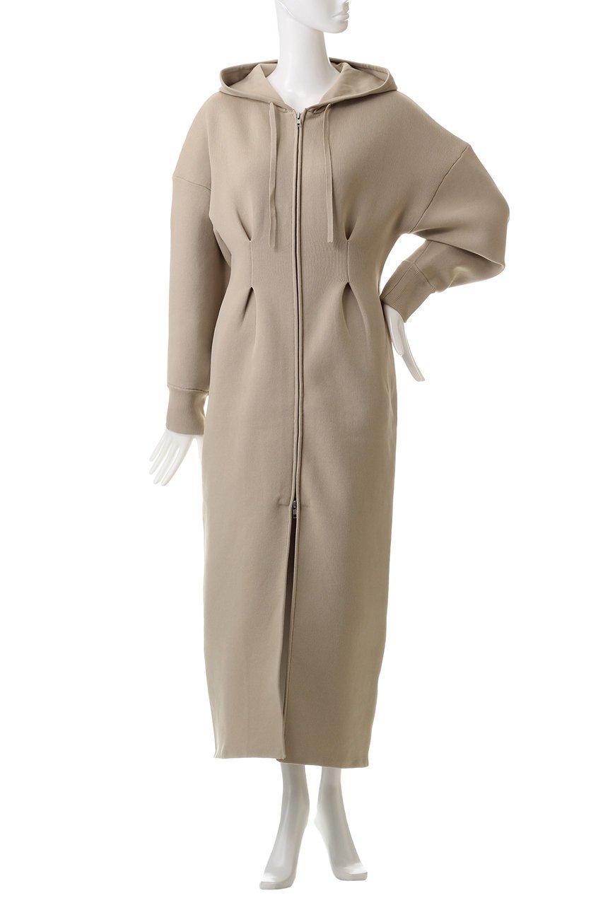 【クラネ/CLANE】のHOODED LONG KNIT ONEPIECE ワンピース 人気、トレンドファッション・服の通販 founy(ファニー) 　ファッション　Fashion　レディースファッション　Fashion for Women　ワンピース　Dresses　チュニック　Tunic Tops & Dresses　チュニック　Tunic, Long Top　フロント　Front, Front Design　ロング　Long, Long-Length　other-2|ID: prp329100004607282 ipo3291000000032889703