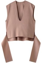 【ドメル/DOMELLE】のライト カシミヤ ブレンド リバー ベスト ピンクベージュ|ID: prp329100004607283 ipo3291000000032889705