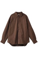 【ミディウミソリッド/MIDIUMISOLID】のsuede like shirt シャツ 人気、トレンドファッション・服の通販 founy(ファニー) ファッション Fashion レディースファッション Fashion for Women トップス・カットソー Cut & Sew Tops シャツ・ブラウス・オフィスカジュアル Elegant Blouses & Button-Ups オケージョン Occasion Wear シンプル Simple, Minimal スリーブ Sleeve, Long Sleeve / Short Sleeve バランス Balance, Style Balance ロング Long, Long-Length 再入荷 Restock / Back in Stock |ID:prp329100004607285