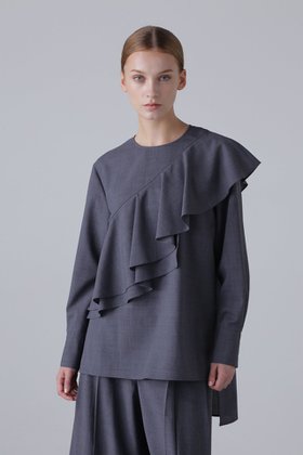 【アドーア/ADORE】のハイツイストトロピカルブラウス 人気、トレンドファッション・服の通販 founy(ファニー) ファッション Fashion レディースファッション Fashion for Women トップス・カットソー Cut & Sew Tops シャツ・ブラウス・オフィスカジュアル Elegant Blouses & Button-Ups おすすめ Recommended / Our Picks アシンメトリー Asymmetrical Style カッティング Cutting Detail カフス Cuff Design スリーブ Sleeve, Long Sleeve / Short Sleeve セットアップ Set-Up, Coordinated Outfit フレア Flare, Flared ランダム Random, Irregular ロング Long, Long-Length |ID:prp329100004607287