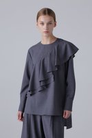 【アドーア/ADORE】のハイツイストトロピカルブラウス 人気、トレンドファッション・服の通販 founy(ファニー) ファッション Fashion レディースファッション Fashion for Women トップス・カットソー Cut & Sew Tops シャツ・ブラウス・オフィスカジュアル Elegant Blouses & Button-Ups おすすめ Recommended / Our Picks アシンメトリー Asymmetrical Style カッティング Cutting Detail カフス Cuff Design スリーブ Sleeve, Long Sleeve / Short Sleeve セットアップ Set-Up, Coordinated Outfit フレア Flare, Flared ランダム Random, Irregular ロング Long, Long-Length |ID:prp329100004607287
