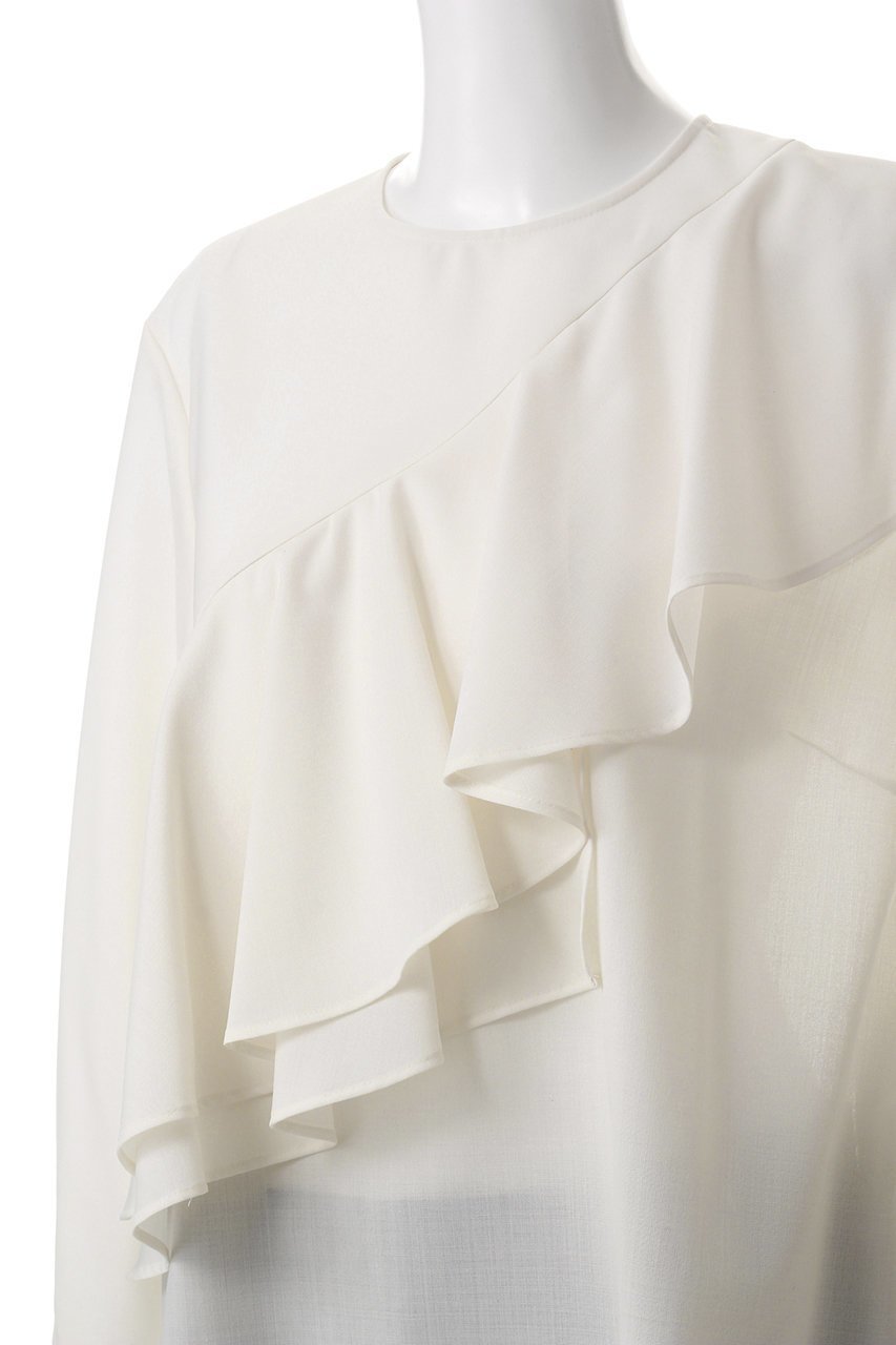 【アドーア/ADORE】のハイツイストトロピカルブラウス 人気、トレンドファッション・服の通販 founy(ファニー) 　ファッション　Fashion　レディースファッション　Fashion for Women　トップス・カットソー　Cut & Sew Tops　シャツ・ブラウス・オフィスカジュアル　Elegant Blouses & Button-Ups　おすすめ　Recommended / Our Picks　アシンメトリー　Asymmetrical Style　カッティング　Cutting Detail　カフス　Cuff Design　スリーブ　Sleeve, Long Sleeve / Short Sleeve　セットアップ　Set-Up, Coordinated Outfit　フレア　Flare, Flared　ランダム　Random, Irregular　ロング　Long, Long-Length　other-5|ID: prp329100004607287 ipo3291000000032889856