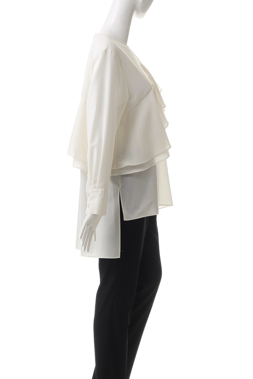 【アドーア/ADORE】のハイツイストトロピカルブラウス 人気、トレンドファッション・服の通販 founy(ファニー) 　ファッション　Fashion　レディースファッション　Fashion for Women　トップス・カットソー　Cut & Sew Tops　シャツ・ブラウス・オフィスカジュアル　Elegant Blouses & Button-Ups　おすすめ　Recommended / Our Picks　アシンメトリー　Asymmetrical Style　カッティング　Cutting Detail　カフス　Cuff Design　スリーブ　Sleeve, Long Sleeve / Short Sleeve　セットアップ　Set-Up, Coordinated Outfit　フレア　Flare, Flared　ランダム　Random, Irregular　ロング　Long, Long-Length　再入荷　Restock / Back in Stock　other-3|ID: prp329100004607287 ipo3291000000034990187