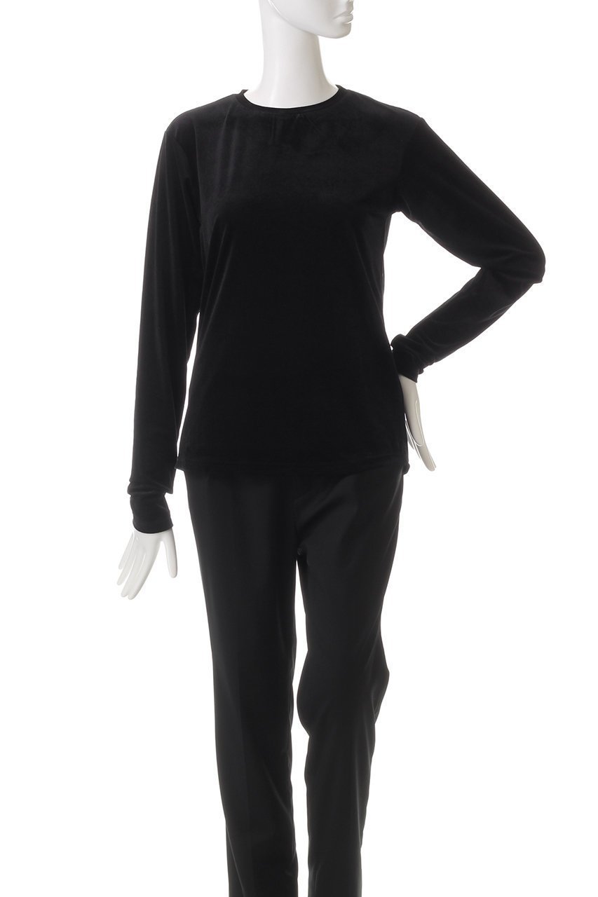 【ミディウミソリッド/MIDIUMISOLID】のsheer velour PO.S プルオーバー 人気、トレンドファッション・服の通販 founy(ファニー) 　ファッション　Fashion　レディースファッション　Fashion for Women　トップス・カットソー　Cut & Sew Tops　シャツ・ブラウス・オフィスカジュアル　Elegant Blouses & Button-Ups　ロングTシャツ・Tシャツ　Longline T-Shirts & Tees　カジュアルプルオーバー・ニットトップス　Pullovers & Knit Tops / Casual Pullovers　カットソー・ベーシックTシャツ　Cut-and-Sewn Tops / Stretch Tees & Basics　ベロアトップス　Velour Tops / Velvet-Look Items　インナー　Innerwear　コンパクト　Compact, Small Size　シアー　Sheer, See-Through　シンプル　Simple, Minimal　ジャケット　Jacket, Outerwear　スリーブ　Sleeve, Long Sleeve / Short Sleeve　パーティ　Party, Party Style　ベロア　Velour, Soft Velvet　ロング　Long, Long-Length　長袖　Long Sleeve, Full Sleeve　other-2|ID: prp329100004607288 ipo3291000000032889846