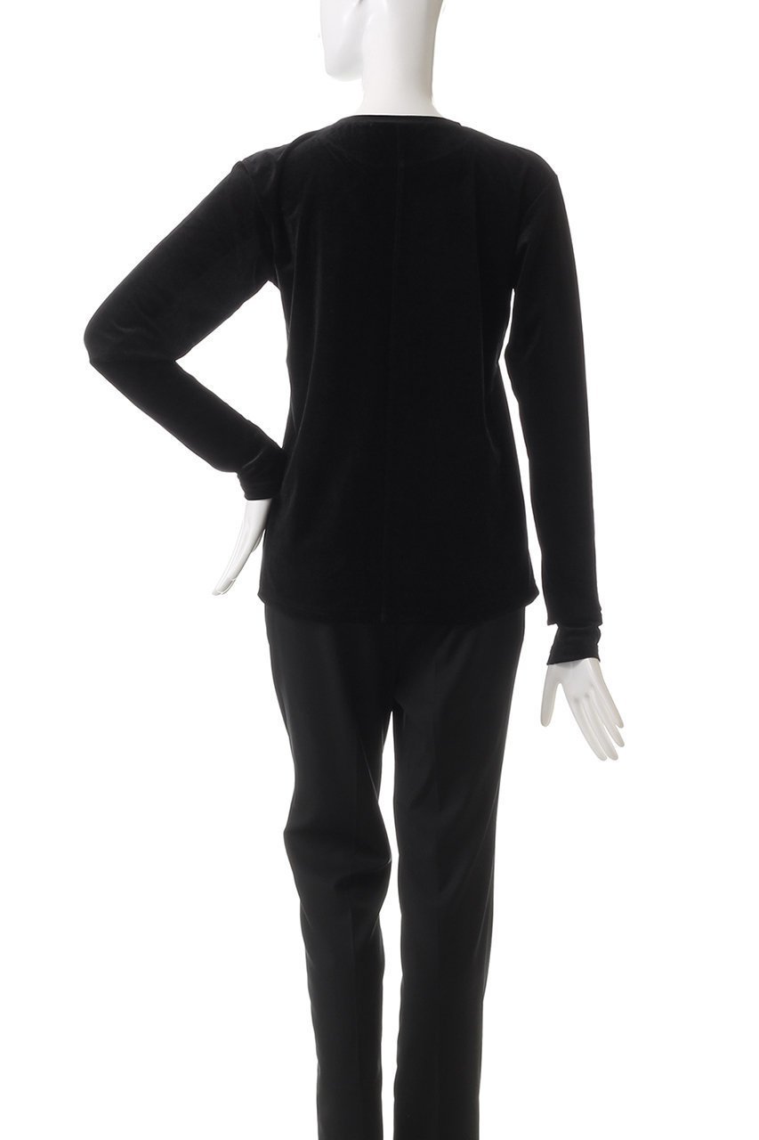 【ミディウミソリッド/MIDIUMISOLID】のsheer velour PO.S プルオーバー 人気、トレンドファッション・服の通販 founy(ファニー) 　ファッション　Fashion　レディースファッション　Fashion for Women　トップス・カットソー　Cut & Sew Tops　シャツ・ブラウス・オフィスカジュアル　Elegant Blouses & Button-Ups　ロングTシャツ・Tシャツ　Longline T-Shirts & Tees　カジュアルプルオーバー・ニットトップス　Pullovers & Knit Tops / Casual Pullovers　カットソー・ベーシックTシャツ　Cut-and-Sewn Tops / Stretch Tees & Basics　ベロアトップス　Velour Tops / Velvet-Look Items　インナー　Innerwear　コンパクト　Compact, Small Size　シアー　Sheer, See-Through　シンプル　Simple, Minimal　ジャケット　Jacket, Outerwear　スリーブ　Sleeve, Long Sleeve / Short Sleeve　パーティ　Party, Party Style　ベロア　Velour, Soft Velvet　ロング　Long, Long-Length　長袖　Long Sleeve, Full Sleeve　other-4|ID: prp329100004607288 ipo3291000000032889855
