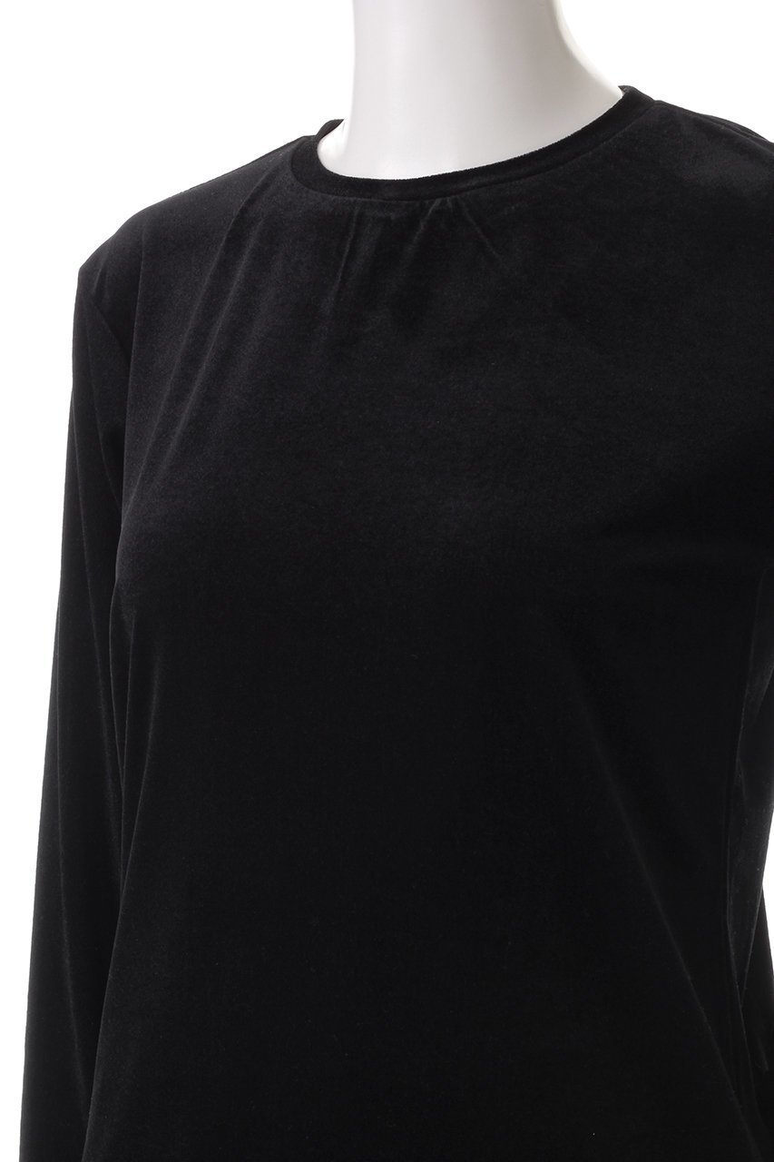 【ミディウミソリッド/MIDIUMISOLID】のsheer velour PO.S プルオーバー 人気、トレンドファッション・服の通販 founy(ファニー) 　ファッション　Fashion　レディースファッション　Fashion for Women　トップス・カットソー　Cut & Sew Tops　シャツ・ブラウス・オフィスカジュアル　Elegant Blouses & Button-Ups　ロングTシャツ・Tシャツ　Longline T-Shirts & Tees　カジュアルプルオーバー・ニットトップス　Pullovers & Knit Tops / Casual Pullovers　カットソー・ベーシックTシャツ　Cut-and-Sewn Tops / Stretch Tees & Basics　ベロアトップス　Velour Tops / Velvet-Look Items　インナー　Innerwear　コンパクト　Compact, Small Size　シアー　Sheer, See-Through　シンプル　Simple, Minimal　ジャケット　Jacket, Outerwear　スリーブ　Sleeve, Long Sleeve / Short Sleeve　パーティ　Party, Party Style　ベロア　Velour, Soft Velvet　ロング　Long, Long-Length　長袖　Long Sleeve, Full Sleeve　other-5|ID: prp329100004607288 ipo3291000000032889858