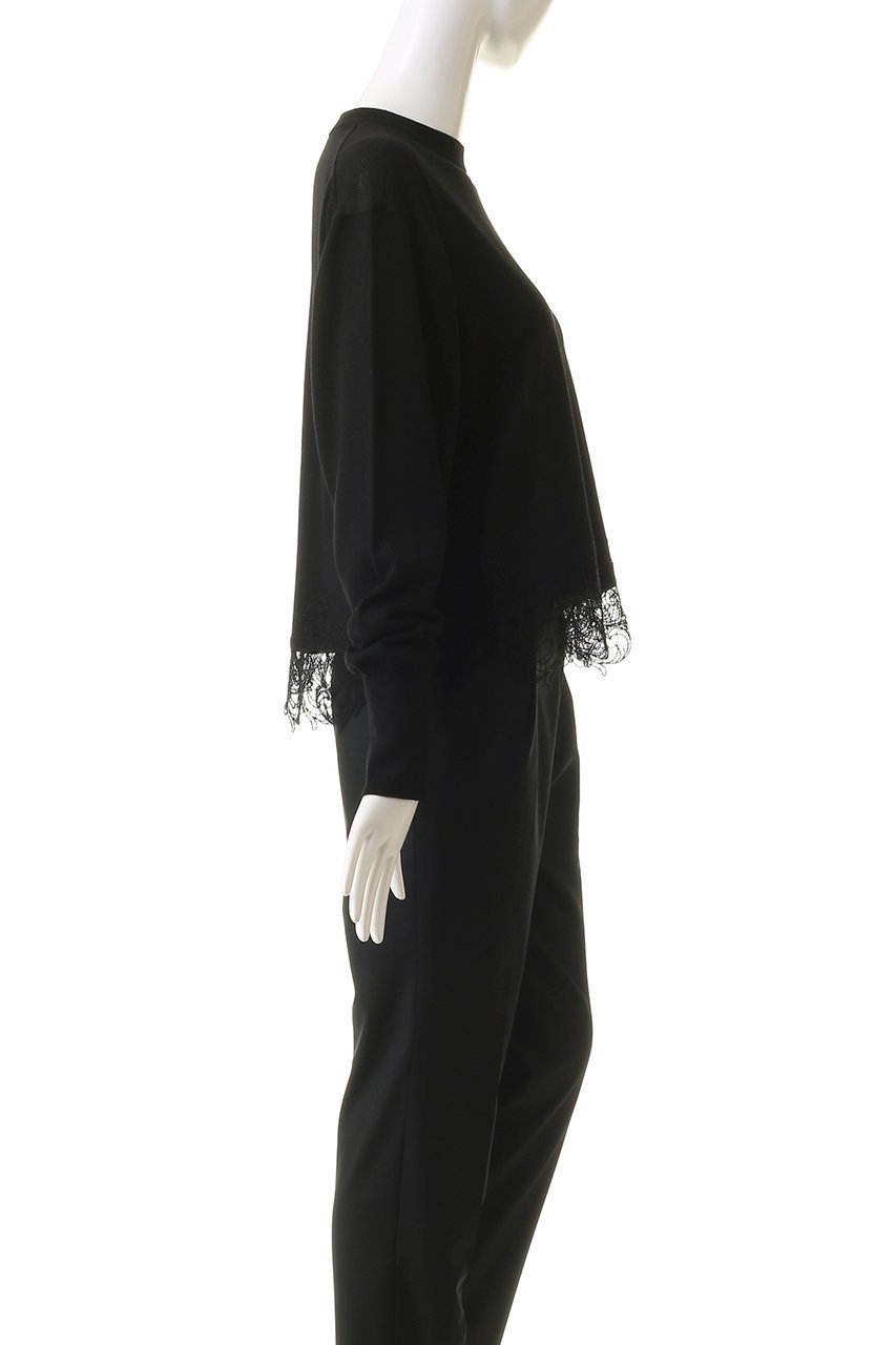 【デザイン ワークス/DESIGN WORKS】のヘムレースショート丈プルオーバー 人気、トレンドファッション・服の通販 founy(ファニー) 　ファッション　Fashion　レディースファッション　Fashion for Women　トップス・カットソー　Cut & Sew Tops　シャツ・ブラウス・オフィスカジュアル　Elegant Blouses & Button-Ups　カジュアルプルオーバー・ニットトップス　Pullovers & Knit Tops / Casual Pullovers　スリーブ　Sleeve, Long Sleeve / Short Sleeve　バランス　Balance, Style Balance　レース　Lace, Lace Fabric　ロング　Long, Long-Length　other-3|ID: prp329100004607292 ipo3291000000032890243
