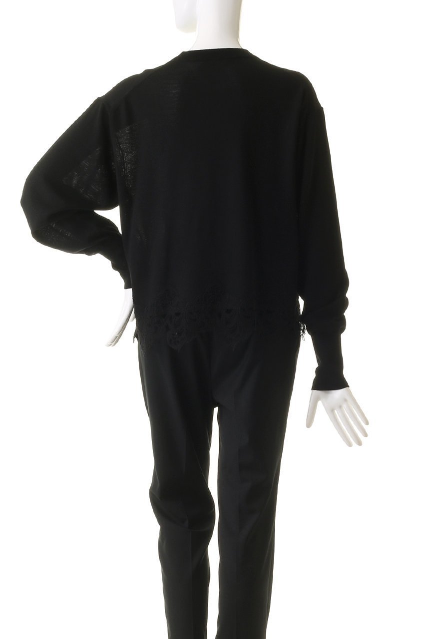 【デザイン ワークス/DESIGN WORKS】のヘムレースショート丈プルオーバー 人気、トレンドファッション・服の通販 founy(ファニー) 　ファッション　Fashion　レディースファッション　Fashion for Women　トップス・カットソー　Cut & Sew Tops　シャツ・ブラウス・オフィスカジュアル　Elegant Blouses & Button-Ups　カジュアルプルオーバー・ニットトップス　Pullovers & Knit Tops / Casual Pullovers　スリーブ　Sleeve, Long Sleeve / Short Sleeve　バランス　Balance, Style Balance　レース　Lace, Lace Fabric　ロング　Long, Long-Length　other-4|ID: prp329100004607292 ipo3291000000032890246