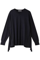 【ハウス オブ ロータス/HOUSE OF LOTUS】のドッキングVネックプルオーバー 人気、トレンドファッション・服の通販 founy(ファニー) ファッション Fashion レディースファッション Fashion for Women トップス・カットソー Cut & Sew Tops シャツ・ブラウス・オフィスカジュアル Elegant Blouses & Button-Ups カジュアルプルオーバー・ニットトップス Pullovers & Knit Tops / Casual Pullovers Vネックトップス V-Neck Tops / V-Cut Neckline Shirts おすすめ Recommended / Our Picks なめらか Smooth, Silky Texture シルク Silk, 100% Silk スリーブ Sleeve, Long Sleeve / Short Sleeve ドッキング Docking, Mixed Material バランス Balance, Style Balance リボン Ribbon, Bow ロング Long, Long-Length 春 Spring |ID:prp329100004607295