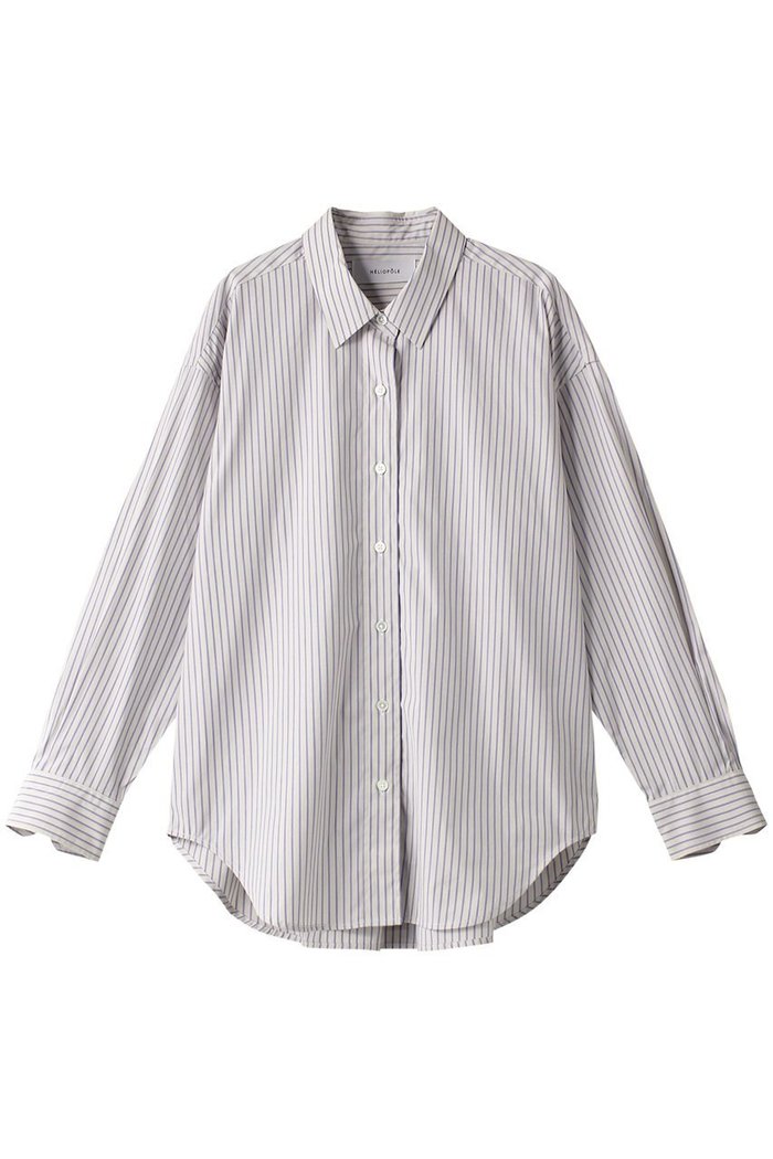 【エリオポール/heliopole】のthe EDITOIR シャツ インテリア・キッズ・メンズ・レディースファッション・服の通販 founy(ファニー) https://founy.com/ ファッション Fashion レディースファッション Fashion for Women トップス・カットソー Cut & Sew Tops シャツ・ブラウス・オフィスカジュアル Elegant Blouses & Button-Ups ストライプ Stripe, Striped Pattern スリーブ Sleeve, Long Sleeve / Short Sleeve ベーシック Basic, Essential ロング Long, Long-Length |ID: prp329100004607298 ipo3291000000032890376