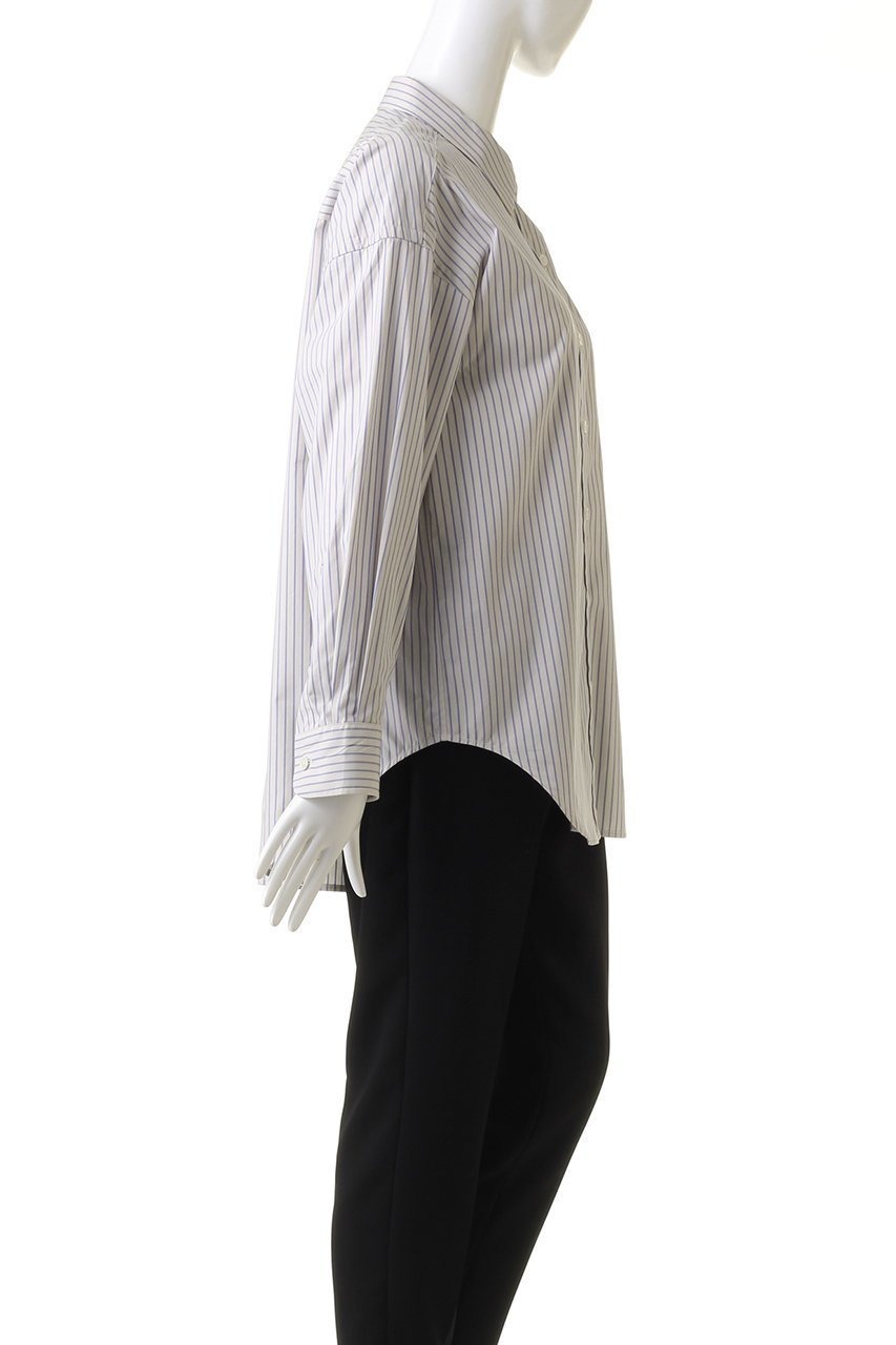 【エリオポール/heliopole】のthe EDITOIR シャツ 人気、トレンドファッション・服の通販 founy(ファニー) 　ファッション　Fashion　レディースファッション　Fashion for Women　トップス・カットソー　Cut & Sew Tops　シャツ・ブラウス・オフィスカジュアル　Elegant Blouses & Button-Ups　ストライプ　Stripe, Striped Pattern　スリーブ　Sleeve, Long Sleeve / Short Sleeve　ベーシック　Basic, Essential　ロング　Long, Long-Length　other-3|ID: prp329100004607298 ipo3291000000032890389