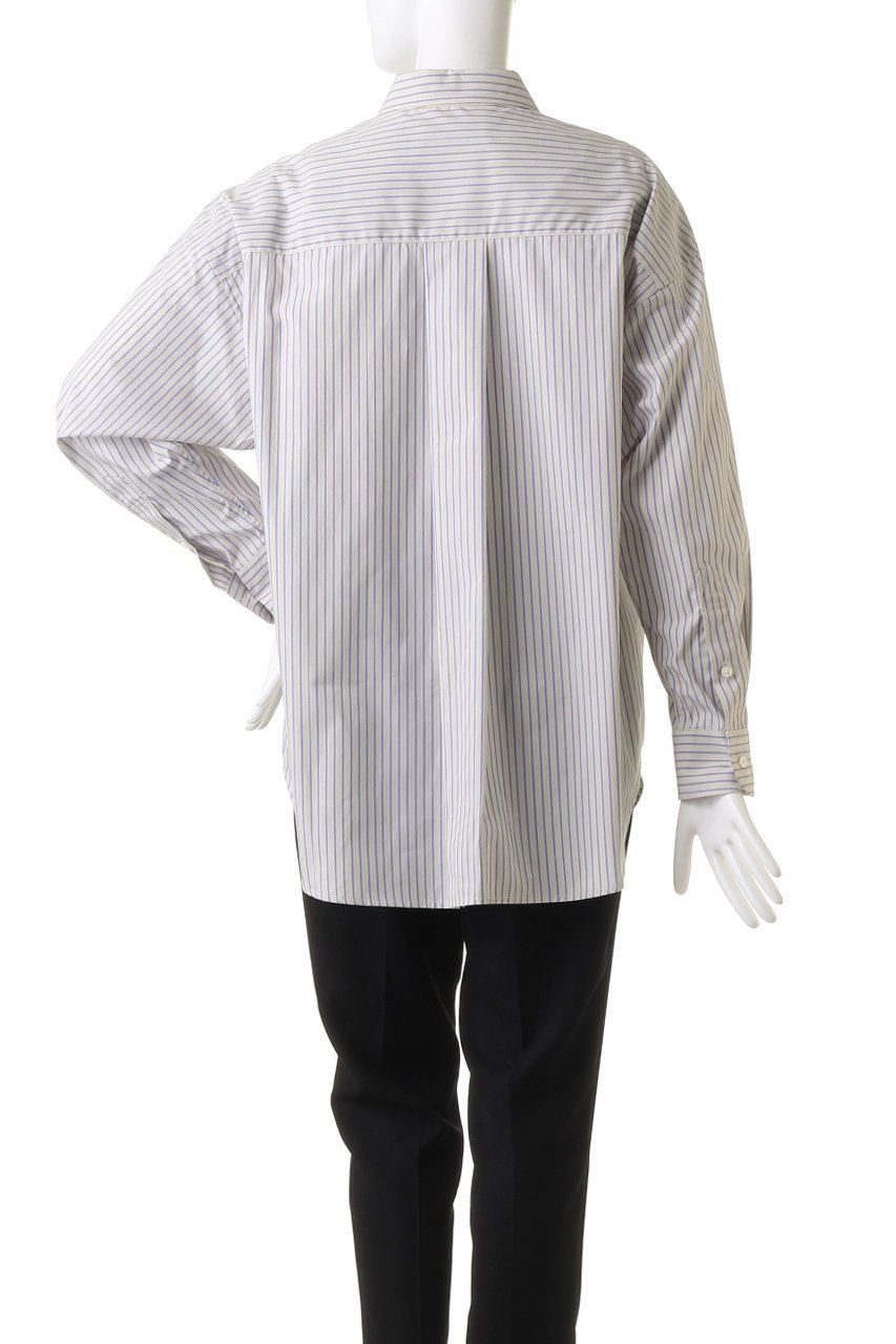 【エリオポール/heliopole】のthe EDITOIR シャツ 人気、トレンドファッション・服の通販 founy(ファニー) 　ファッション　Fashion　レディースファッション　Fashion for Women　トップス・カットソー　Cut & Sew Tops　シャツ・ブラウス・オフィスカジュアル　Elegant Blouses & Button-Ups　ストライプ　Stripe, Striped Pattern　スリーブ　Sleeve, Long Sleeve / Short Sleeve　ベーシック　Basic, Essential　ロング　Long, Long-Length　other-4|ID: prp329100004607298 ipo3291000000032890396
