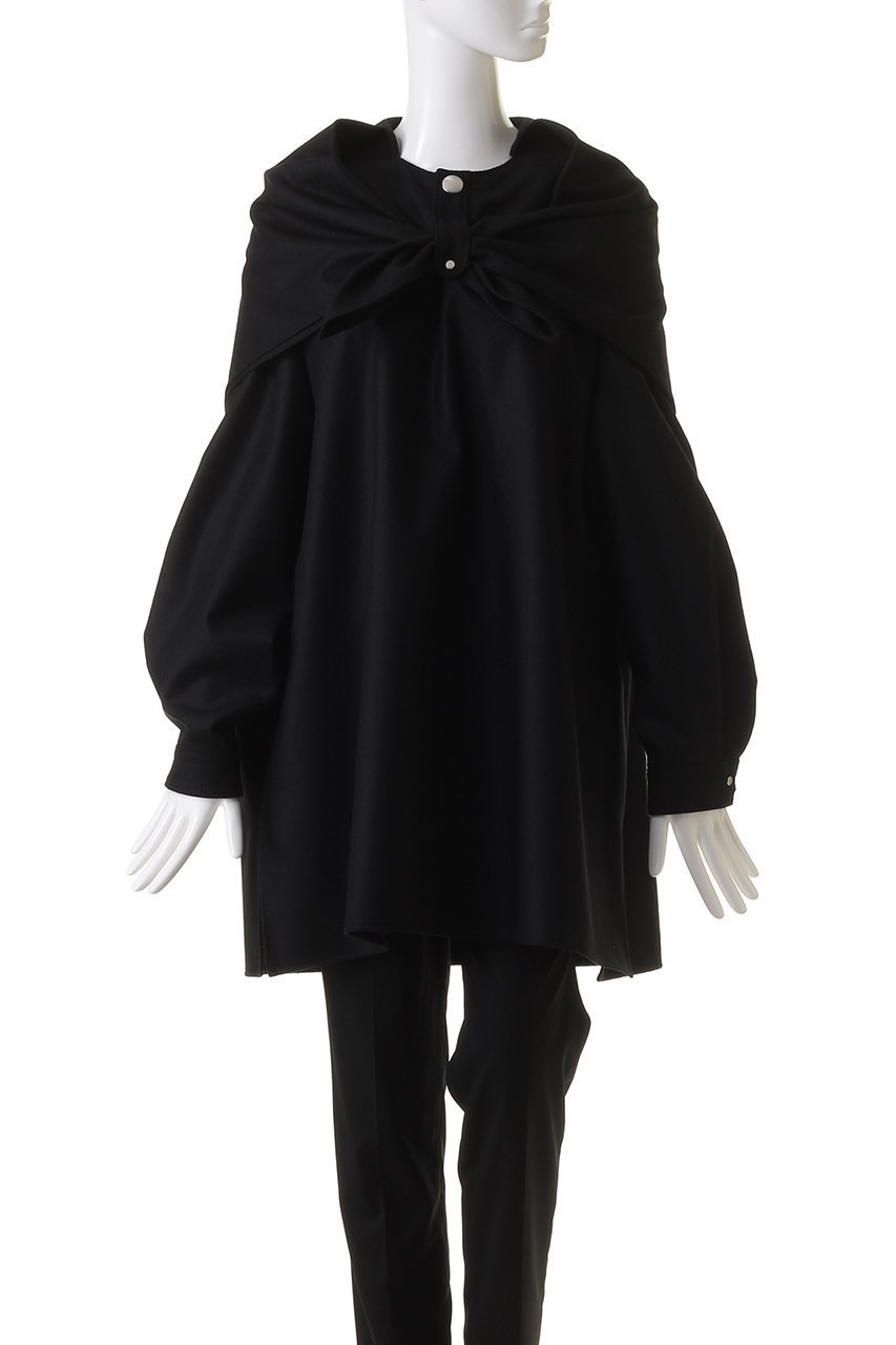 【ザ リラクス/THE RERACS】のスカーフカラープルオーバーシャツ 人気、トレンドファッション・服の通販 founy(ファニー) 　ファッション　Fashion　レディースファッション　Fashion for Women　トップス・カットソー　Cut & Sew Tops　シャツ・ブラウス・オフィスカジュアル　Elegant Blouses & Button-Ups　カジュアルプルオーバー・ニットトップス　Pullovers & Knit Tops / Casual Pullovers　スカーフ　Scarf, Neckwear　スタイリッシュ　Stylish, Fashionable　スリム　Slim, Slim Fit　スリーブ　Sleeve, Long Sleeve / Short Sleeve　バランス　Balance, Style Balance　フェミニン　Feminine, Girly　モノトーン　Monotone, Black and White　ロング　Long, Long-Length　other-2|ID: prp329100004607310 ipo3291000000032890827