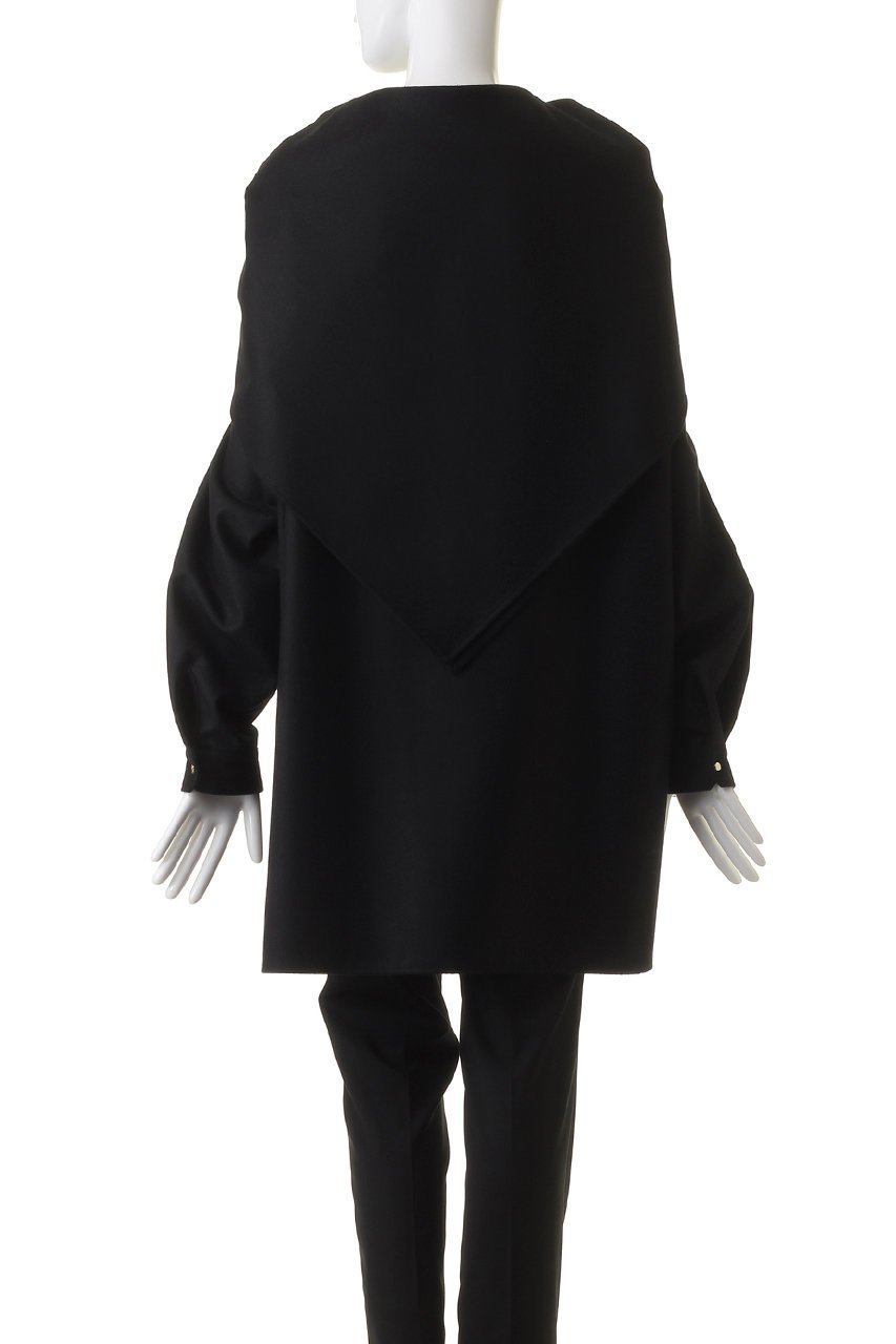 【ザ リラクス/THE RERACS】のスカーフカラープルオーバーシャツ 人気、トレンドファッション・服の通販 founy(ファニー) 　ファッション　Fashion　レディースファッション　Fashion for Women　トップス・カットソー　Cut & Sew Tops　シャツ・ブラウス・オフィスカジュアル　Elegant Blouses & Button-Ups　カジュアルプルオーバー・ニットトップス　Pullovers & Knit Tops / Casual Pullovers　スカーフ　Scarf, Neckwear　スタイリッシュ　Stylish, Fashionable　スリム　Slim, Slim Fit　スリーブ　Sleeve, Long Sleeve / Short Sleeve　バランス　Balance, Style Balance　フェミニン　Feminine, Girly　モノトーン　Monotone, Black and White　ロング　Long, Long-Length　other-4|ID: prp329100004607310 ipo3291000000032890836