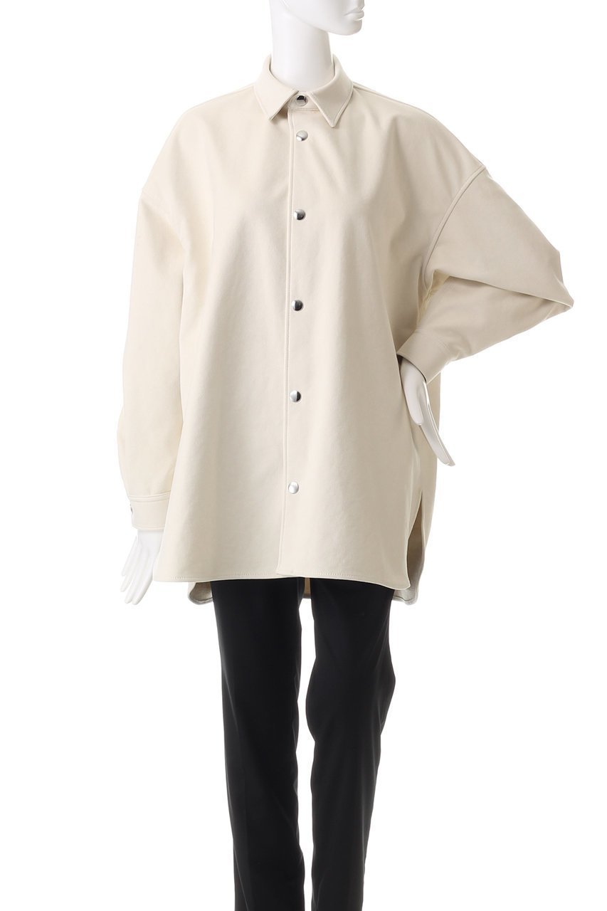 【ザ リラクス/THE RERACS】のスエードシャツ 人気、トレンドファッション・服の通販 founy(ファニー) 　ファッション　Fashion　レディースファッション　Fashion for Women　トップス・カットソー　Cut & Sew Tops　シャツ・ブラウス・オフィスカジュアル　Elegant Blouses & Button-Ups　なめらか　Smooth, Silky Texture　シンプル　Simple, Minimal　スリーブ　Sleeve, Long Sleeve / Short Sleeve　ボトム　Bottoms, Lower Wear　ロング　Long, Long-Length　秋　Autumn　羽織　Haori, Light Jacket　other-2|ID: prp329100004607311 ipo3291000000032890860