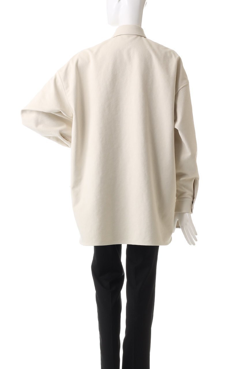 【ザ リラクス/THE RERACS】のスエードシャツ 人気、トレンドファッション・服の通販 founy(ファニー) 　ファッション　Fashion　レディースファッション　Fashion for Women　トップス・カットソー　Cut & Sew Tops　シャツ・ブラウス・オフィスカジュアル　Elegant Blouses & Button-Ups　なめらか　Smooth, Silky Texture　シンプル　Simple, Minimal　スリーブ　Sleeve, Long Sleeve / Short Sleeve　ボトム　Bottoms, Lower Wear　ロング　Long, Long-Length　秋　Autumn　羽織　Haori, Light Jacket　other-4|ID: prp329100004607311 ipo3291000000032890869