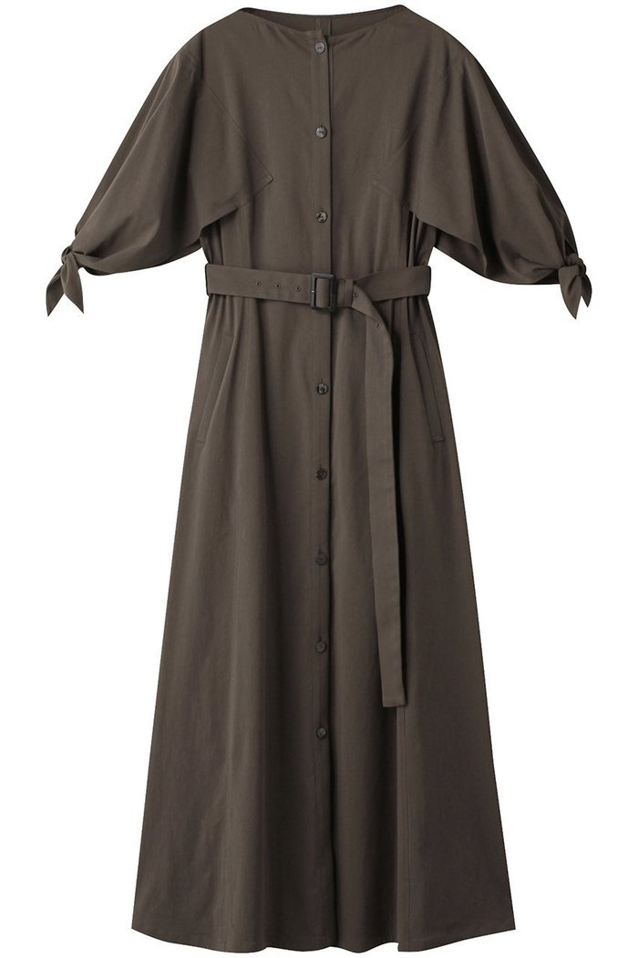 【アキラナカ/AKIRANAKA】のEdita ベルテッド ノットスリーブ ロングドレス インテリア・キッズ・メンズ・レディースファッション・服の通販 founy(ファニー) https://founy.com/ ファッション Fashion レディースファッション Fashion for Women ワンピース Dresses フォーマル・パーティードレス・結婚式用ドレス Elegant & Casual Dresses チュニック Tunic Tops & Dresses スリーブ Sleeve, Long Sleeve / Short Sleeve チュニック Tunic, Long Top トレンド Trend, Trending Now ドレス Dress, One-Piece ファブリック Fabric, Textile ロング Long, Long-Length |ID: prp329100004607313 ipo3291000000032890908