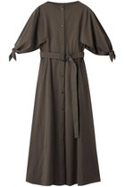 【アキラナカ/AKIRANAKA】のEdita ベルテッド ノットスリーブ ロングドレス ブラウン|ID: prp329100004607313 ipo3291000000032890911