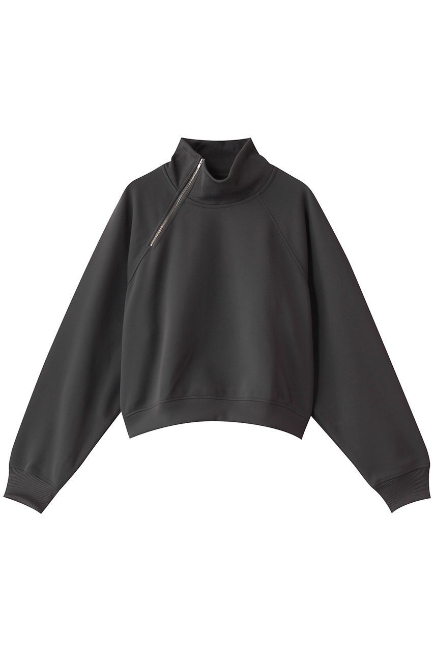 【ミディウミソリッド/MIDIUMISOLID】のzip-up short PO.R プルオーバー(RELAX) インテリア・キッズ・メンズ・レディースファッション・服の通販 founy(ファニー) 　ファッション　Fashion　レディースファッション　Fashion for Women　トップス・カットソー　Cut & Sew Tops　シャツ・ブラウス・オフィスカジュアル　Elegant Blouses & Button-Ups　ロングTシャツ・Tシャツ　Longline T-Shirts & Tees　カジュアルプルオーバー・ニットトップス　Pullovers & Knit Tops / Casual Pullovers　カットソー・ベーシックTシャツ　Cut-and-Sewn Tops / Stretch Tees & Basics　アシンメトリー　Asymmetrical Style　インナー　Innerwear　シンプル　Simple, Minimal　ジップ　Zip, Zipper　スリーブ　Sleeve, Long Sleeve / Short Sleeve　バランス　Balance, Style Balance　ロング　Long, Long-Length　c.gray|ID: prp329100004607318 ipo3291000000034969214