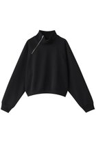 【ミディウミソリッド/MIDIUMISOLID】のzip-up short PO.R プルオーバー(RELAX) 人気、トレンドファッション・服の通販 founy(ファニー) ファッション Fashion レディースファッション Fashion for Women トップス・カットソー Cut & Sew Tops シャツ・ブラウス・オフィスカジュアル Elegant Blouses & Button-Ups ロングTシャツ・Tシャツ Longline T-Shirts & Tees カジュアルプルオーバー・ニットトップス Pullovers & Knit Tops / Casual Pullovers カットソー・ベーシックTシャツ Cut-and-Sewn Tops / Stretch Tees & Basics アシンメトリー Asymmetrical Style インナー Innerwear シンプル Simple, Minimal ジップ Zip, Zipper スリーブ Sleeve, Long Sleeve / Short Sleeve バランス Balance, Style Balance ロング Long, Long-Length thumbnail black|ID: prp329100004607318 ipo3291000000034969215