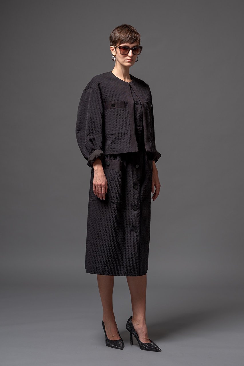 【ドメル/DOMELLE】のジャカード ドレス 人気、トレンドファッション・服の通販 founy(ファニー) 　ファッション　Fashion　レディースファッション　Fashion for Women　ワンピース　Dresses　フォーマル・パーティードレス・結婚式用ドレス　Elegant & Casual Dresses　チュニック　Tunic Tops & Dresses　クラシック　Classic, Timeless Style　シューズ　Shoes, Footwear　ジャカード／ジャガード　Jacquard, Woven Pattern　ストレート　Straight, Straight Cut　チュニック　Tunic, Long Top　ドレス　Dress, One-Piece　フォルム　Silhouette, Form　フラット　Flat, Flat Shoes　ベスト　Vest, Waistcoat　ミックス　Mix, Mixed Style　メタル　Metal, Metal Parts　ロング　Long, Long-Length　other-7|ID: prp329100004607321 ipo3291000000032891115