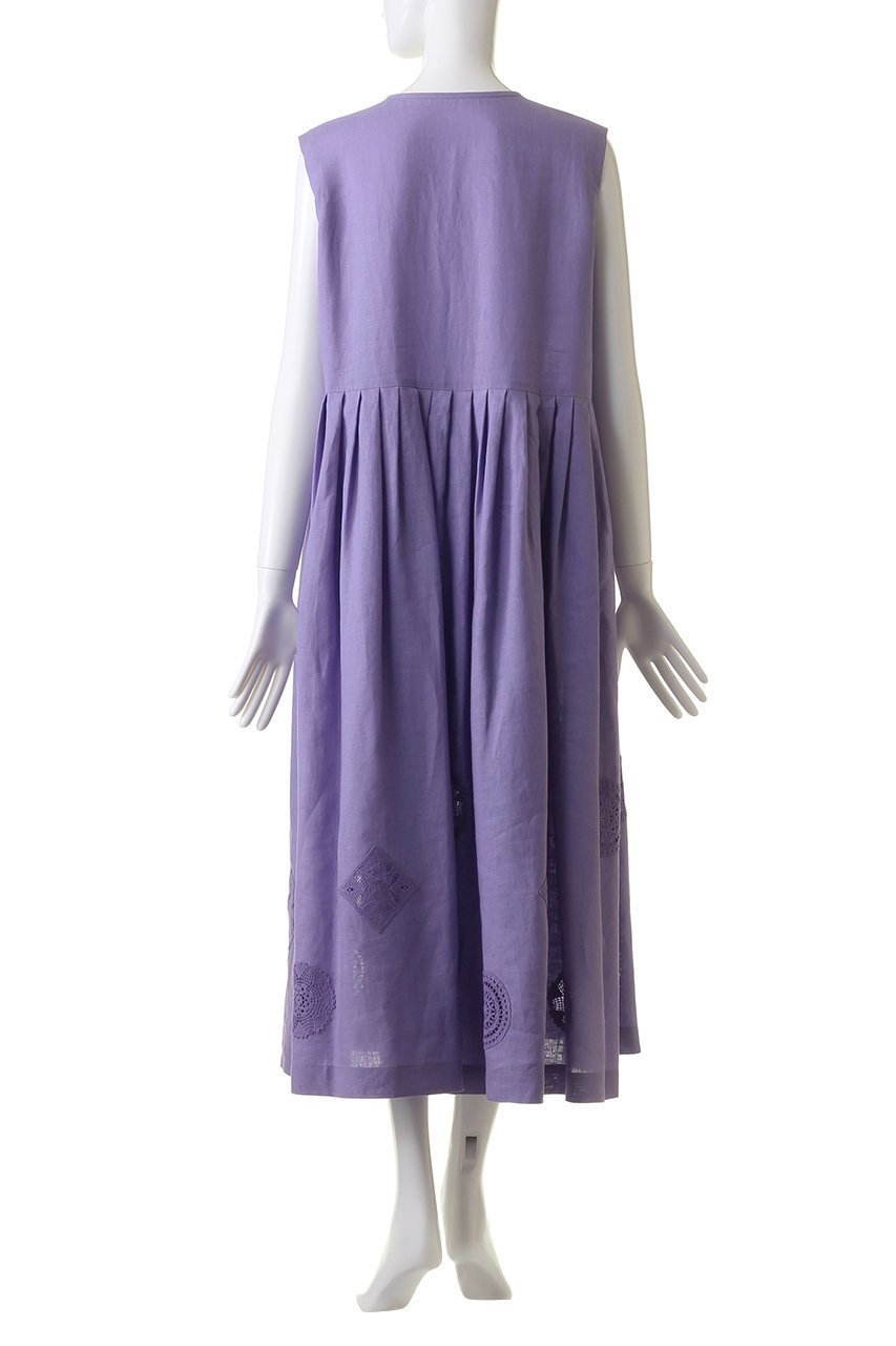 【ハウス オブ ロータス/HOUSE OF LOTUS】のサークルレースリネンワンピース 人気、トレンドファッション・服の通販 founy(ファニー) 　ファッション　Fashion　レディースファッション　Fashion for Women　ワンピース　Dresses　チュニック　Tunic Tops & Dresses　クロシェ　Crochet, Knitted Lace　チュニック　Tunic, Long Top　パッチワーク　Patchwork, Mixed Fabric　リネン　Linen, Linen Fabric　レース　Lace, Lace Fabric　ロング　Long, Long-Length　夏　Summer　other-4|ID: prp329100004607324 ipo3291000000032891210