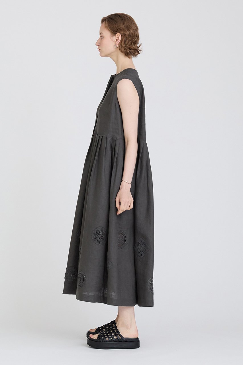 【ハウス オブ ロータス/HOUSE OF LOTUS】のサークルレースリネンワンピース 人気、トレンドファッション・服の通販 founy(ファニー) 　ファッション　Fashion　レディースファッション　Fashion for Women　ワンピース　Dresses　チュニック　Tunic Tops & Dresses　クロシェ　Crochet, Knitted Lace　チュニック　Tunic, Long Top　パッチワーク　Patchwork, Mixed Fabric　リネン　Linen, Linen Fabric　レース　Lace, Lace Fabric　ロング　Long, Long-Length　夏　Summer　other-7|ID: prp329100004607324 ipo3291000000032891224