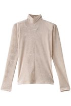 【プランク プロジェクト/PRANK PROJECT】のベロアメッシュタートルネック / Velour Mesh Turtleneck Top WHT(ホワイト)|ID: prp329100004607326 ipo3291000000032891295
