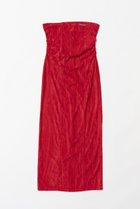【プランク プロジェクト/PRANK PROJECT】のクラッシュベロアベアワンピース / Crushed Velour Bare Dress RED(レッド)|ID: prp329100004607330 ipo3291000000032891387