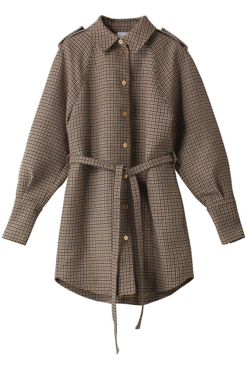 【パトゥ/PATOU】のチェックセーラーミニドレス 人気、トレンドファッション・服の通販 founy(ファニー) 　ファッション　Fashion　レディースファッション　Fashion for Women　ワンピース　Dresses　フォーマル・パーティードレス・結婚式用ドレス　Elegant & Casual Dresses　チュニック　Tunic Tops & Dresses　クール　Cool, Chic　チェック　Check, Plaid, Tartan　チュニック　Tunic, Long Top　エレガント 上品　Elegant　 other-1|ID: prp329100004607331 ipo3291000000032891411