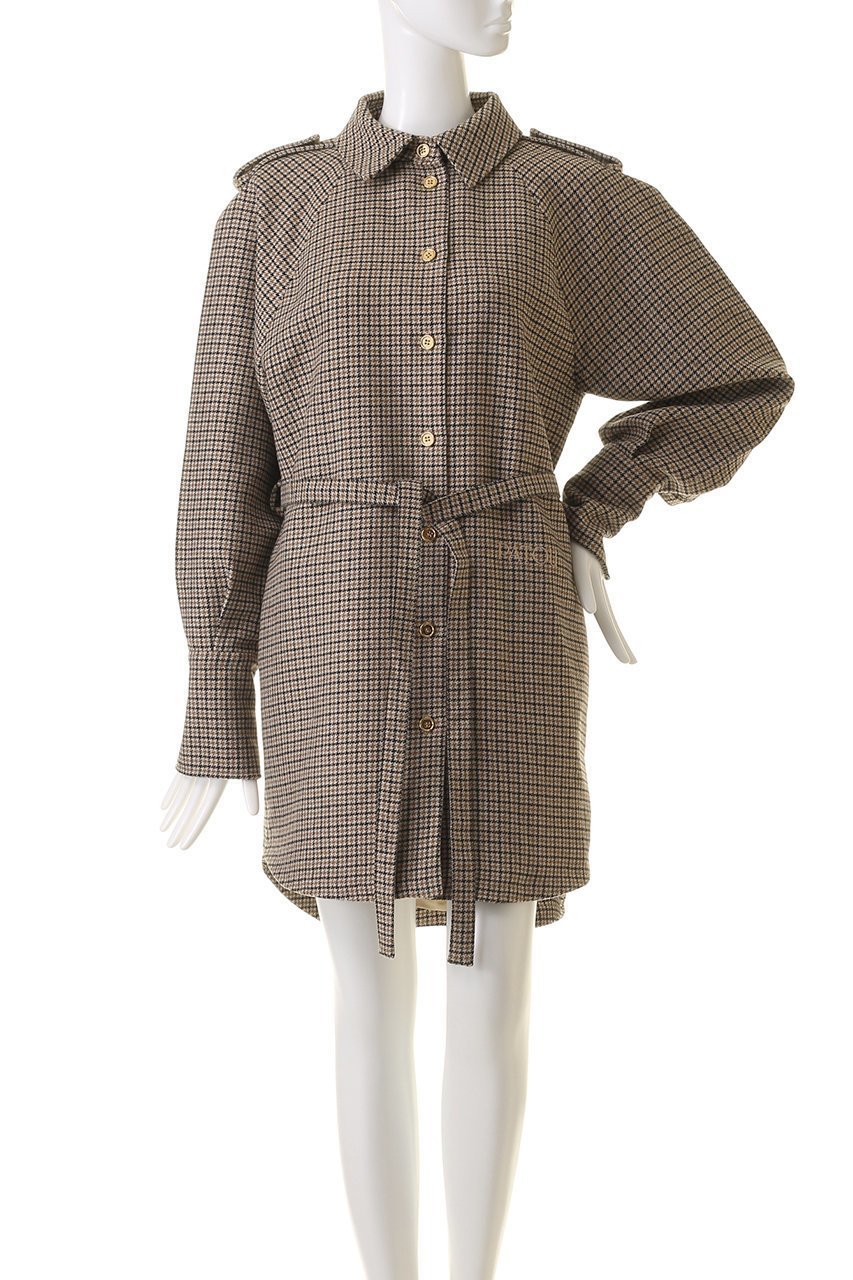 【パトゥ/PATOU】のチェックセーラーミニドレス 人気、トレンドファッション・服の通販 founy(ファニー) 　ファッション　Fashion　レディースファッション　Fashion for Women　ワンピース　Dresses　フォーマル・パーティードレス・結婚式用ドレス　Elegant & Casual Dresses　チュニック　Tunic Tops & Dresses　クール　Cool, Chic　チェック　Check, Plaid, Tartan　チュニック　Tunic, Long Top　エレガント 上品　Elegant　other-2|ID: prp329100004607331 ipo3291000000032891419