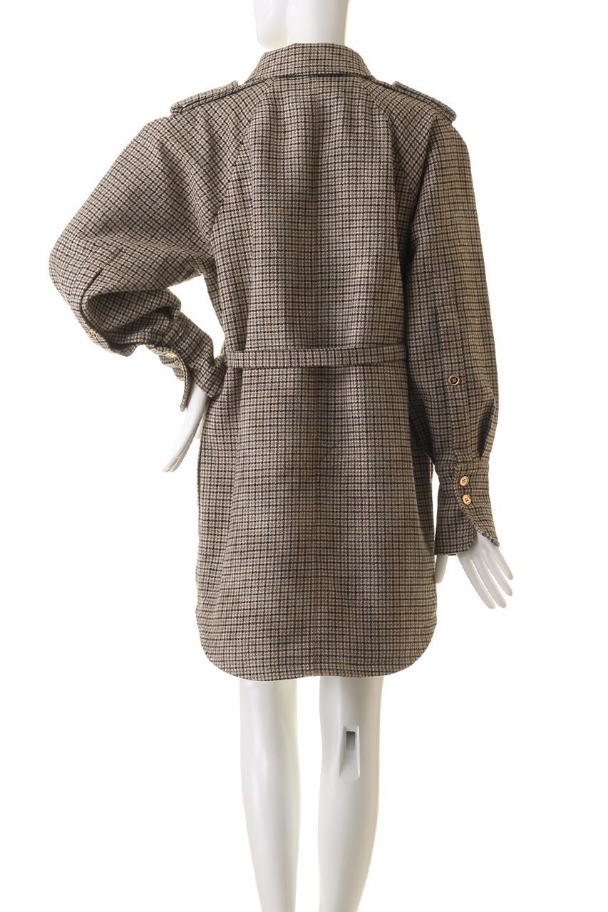 【パトゥ/PATOU】のチェックセーラーミニドレス 人気、トレンドファッション・服の通販 founy(ファニー) 　ファッション　Fashion　レディースファッション　Fashion for Women　ワンピース　Dresses　フォーマル・パーティードレス・結婚式用ドレス　Elegant & Casual Dresses　チュニック　Tunic Tops & Dresses　クール　Cool, Chic　チェック　Check, Plaid, Tartan　チュニック　Tunic, Long Top　エレガント 上品　Elegant　other-4|ID: prp329100004607331 ipo3291000000032891430