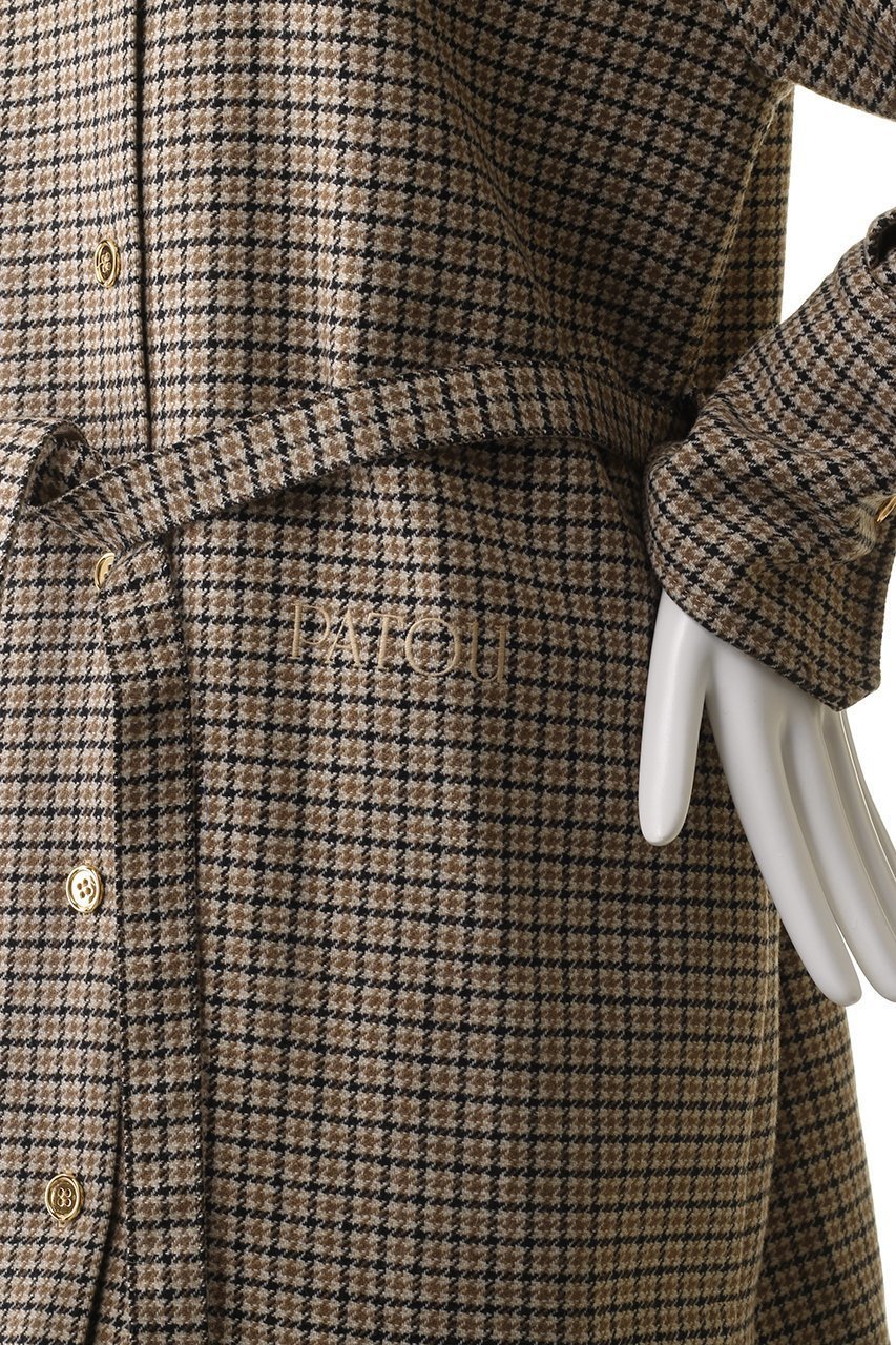 【パトゥ/PATOU】のチェックセーラーミニドレス 人気、トレンドファッション・服の通販 founy(ファニー) 　ファッション　Fashion　レディースファッション　Fashion for Women　ワンピース　Dresses　フォーマル・パーティードレス・結婚式用ドレス　Elegant & Casual Dresses　チュニック　Tunic Tops & Dresses　クール　Cool, Chic　チェック　Check, Plaid, Tartan　チュニック　Tunic, Long Top　エレガント 上品　Elegant　other-6|ID: prp329100004607331 ipo3291000000032891441