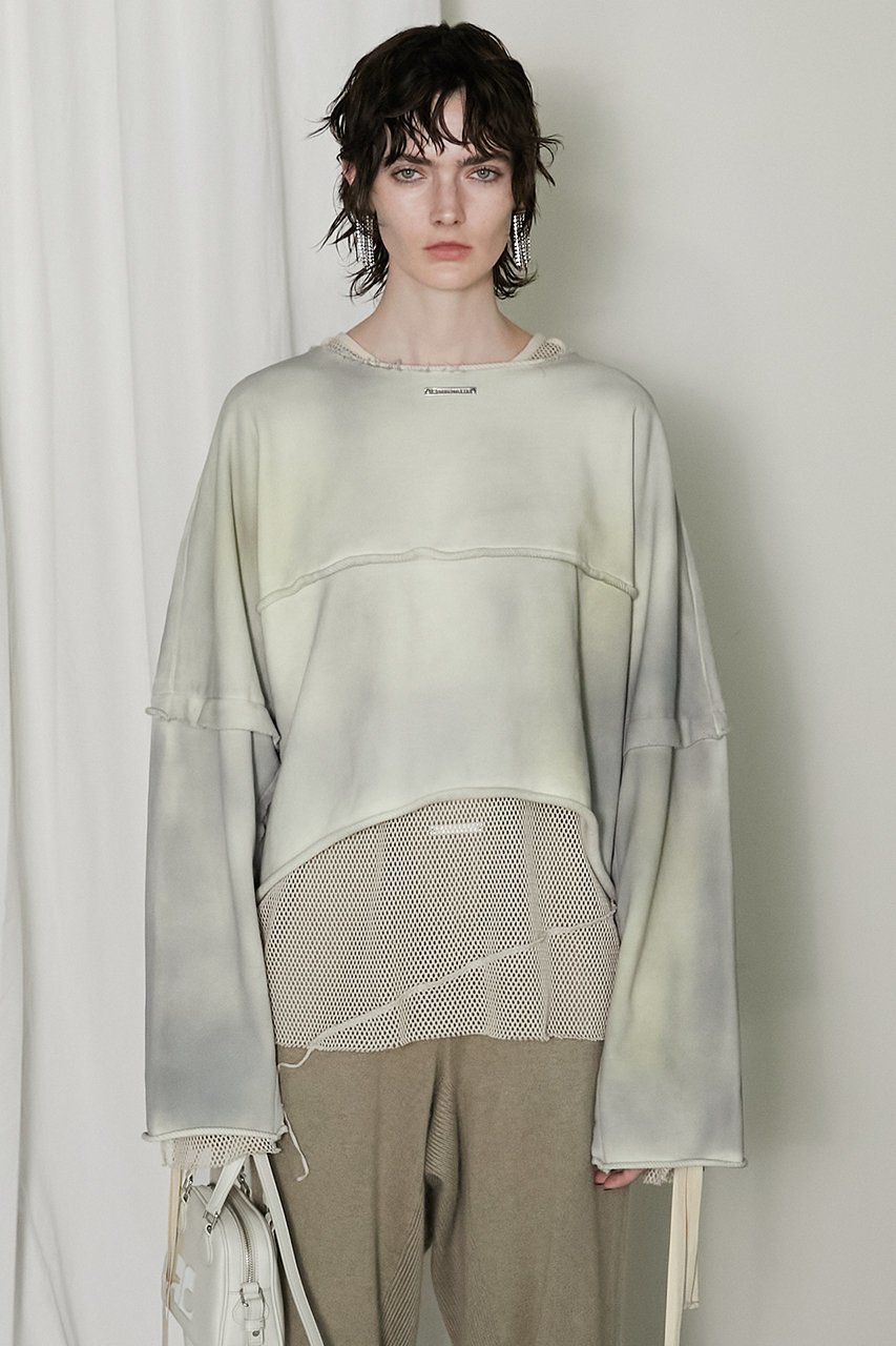 【プランク プロジェクト/PRANK PROJECT】のワイドオーバースウェット/Wide Over Sweatshirt 人気、トレンドファッション・服の通販 founy(ファニー) 　ファッション　Fashion　レディースファッション　Fashion for Women　トップス・カットソー　Cut & Sew Tops　シャツ・ブラウス・オフィスカジュアル　Elegant Blouses & Button-Ups　レディースパーカー・カジュアルフーディー　Casual Hoodies & Sweatshirts　ロングTシャツ・Tシャツ　Longline T-Shirts & Tees　スウェット・クルーネックトップス　Sweatshirts & Crewnecks / Relaxed Fit Sweat Tops　カットソー・ベーシックTシャツ　Cut-and-Sewn Tops / Stretch Tees & Basics　ケミカル　Chemical, Chemical Wash　ショート　Short, Short Length　ハンド　Hand, Handmade　バランス　Balance, Style Balance　ルーズ　Loose, Oversized　ワイド　Wide, Wide Fit　other-3|ID: prp329100004607335 ipo3291000000032891474